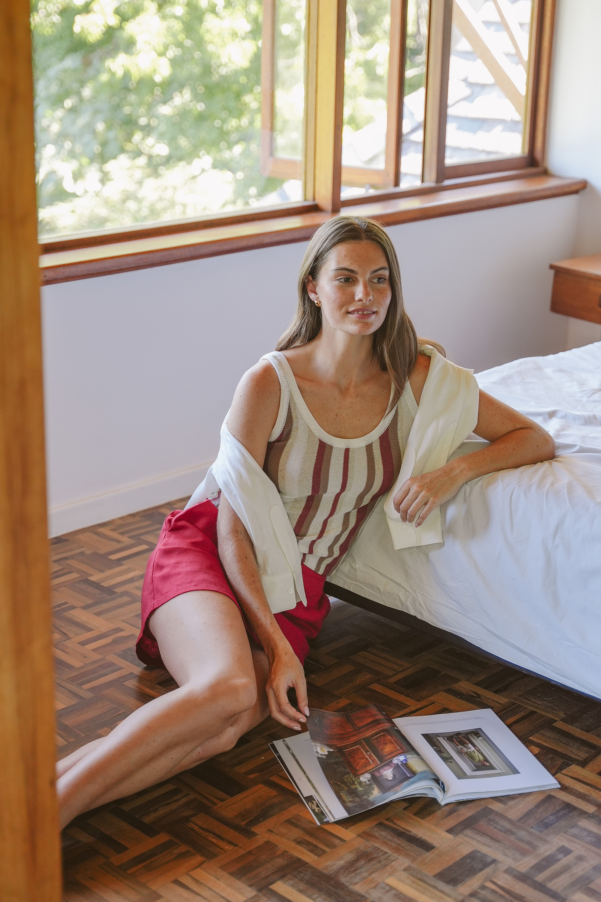 Striped Knitted Tank Top
