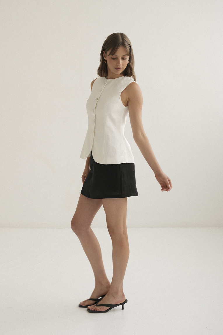 Linen Skorts