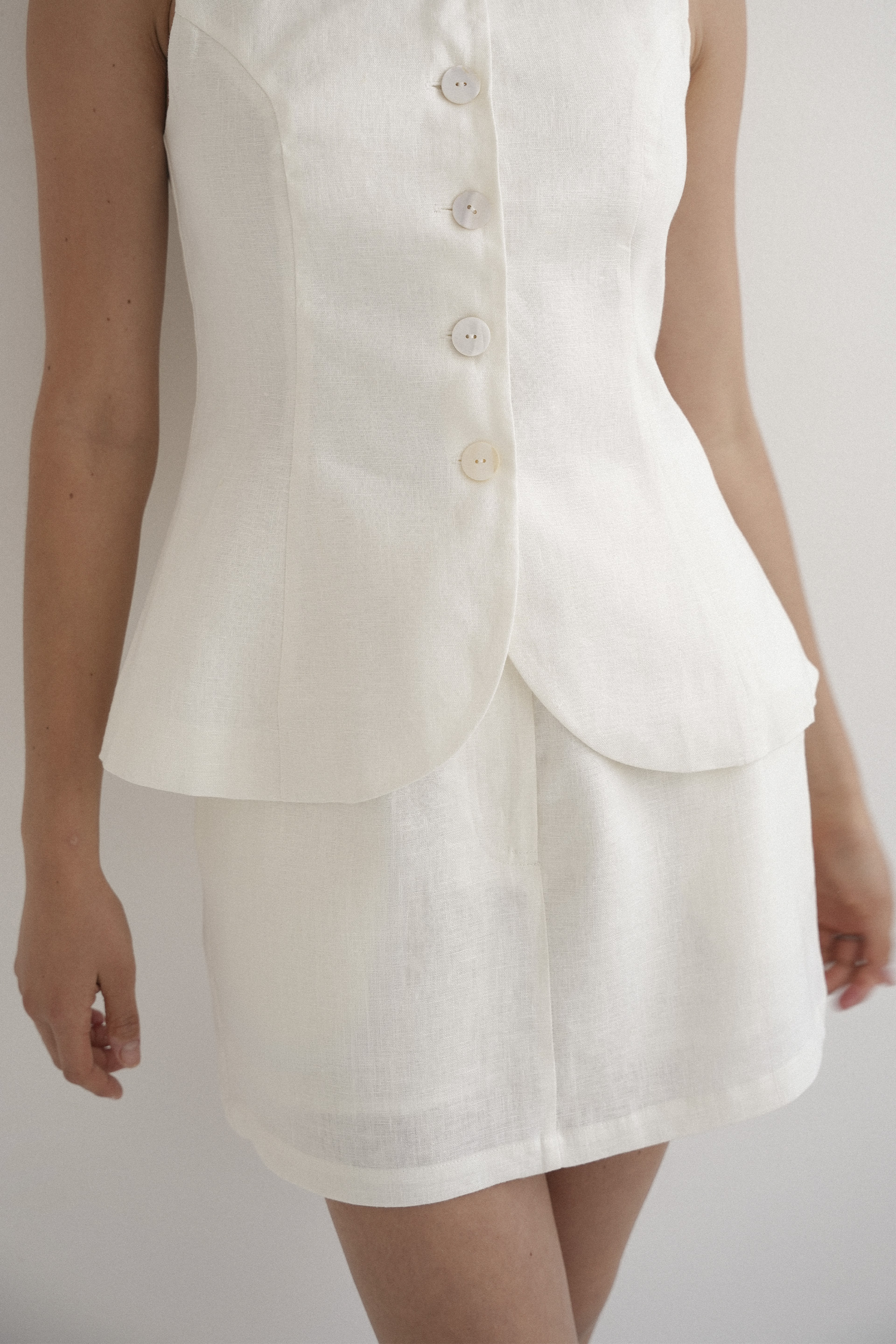 Linen Skorts