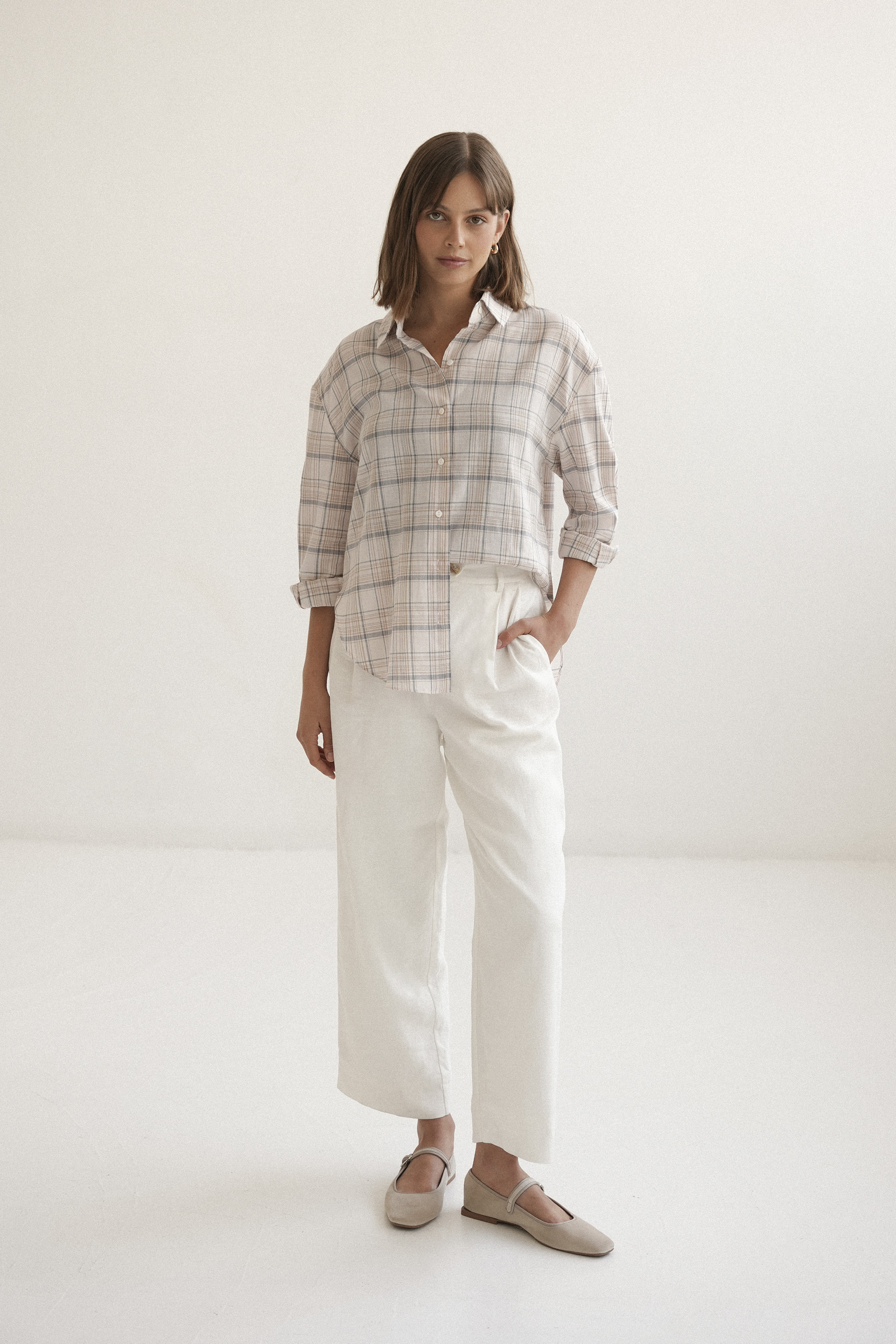 Checkered Oversized Shirt