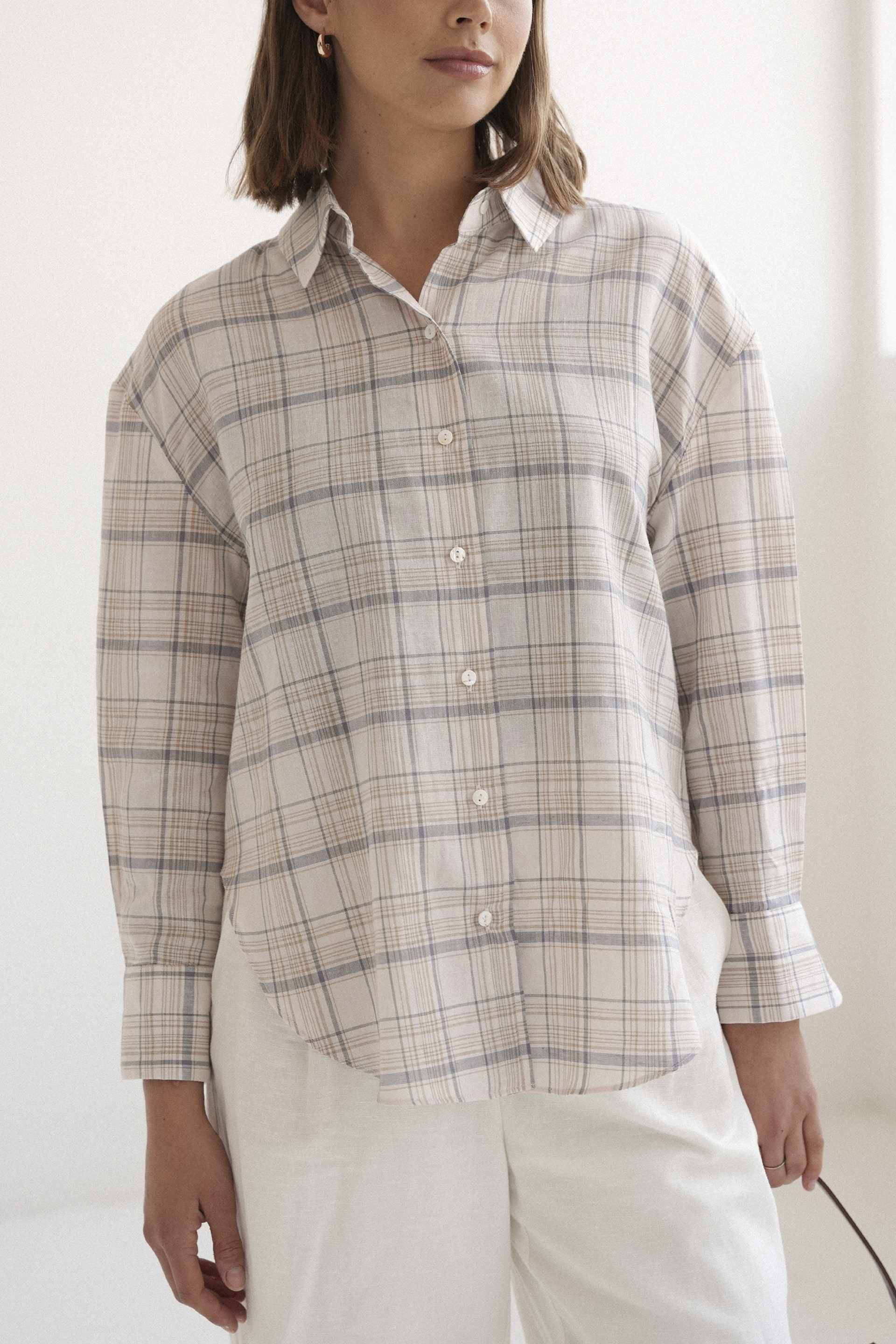 Checkered Oversized Shirt