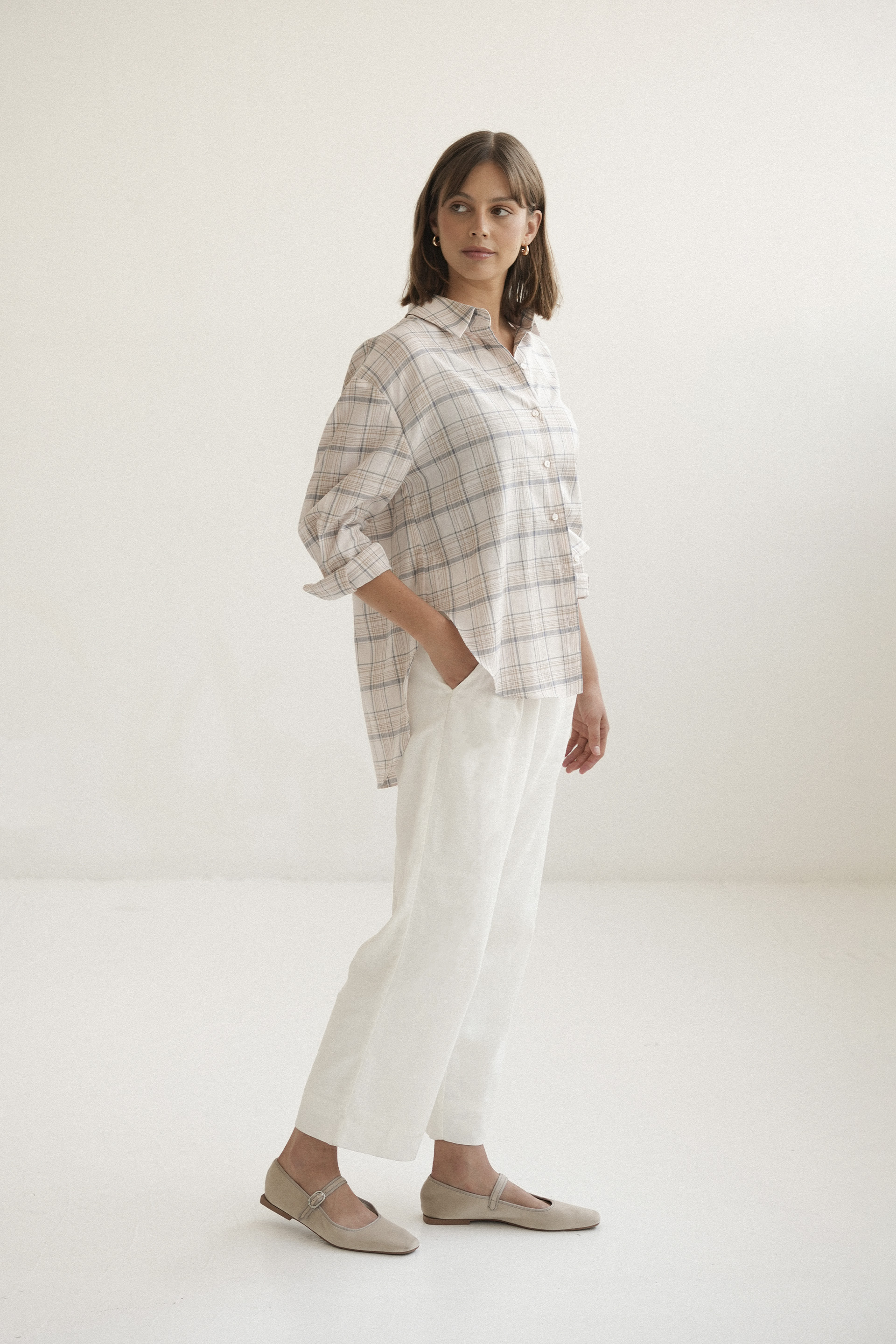 Checkered Oversized Shirt