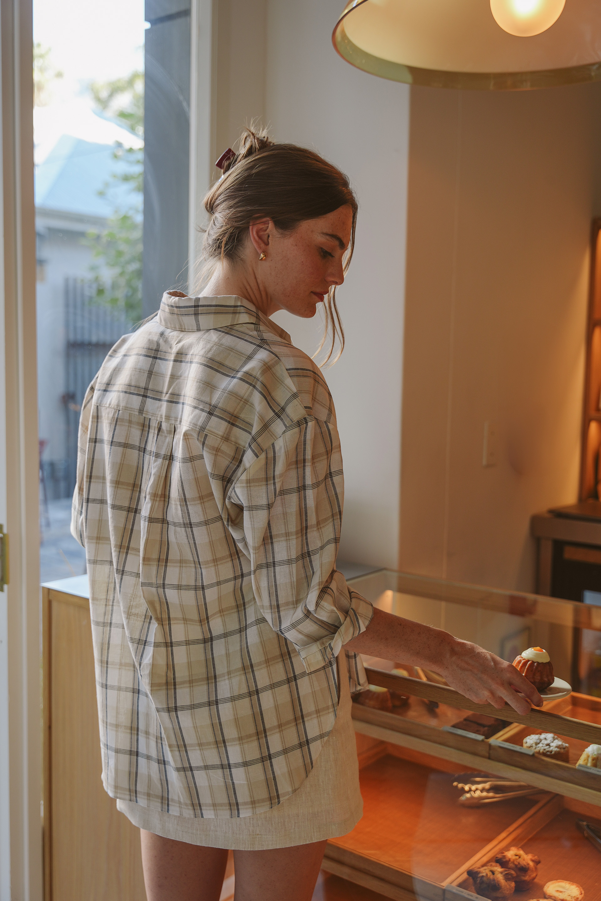 Checkered Oversized Shirt