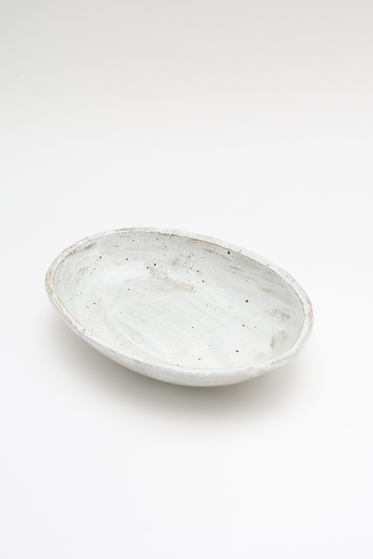 Large Oval Stoneware Platter