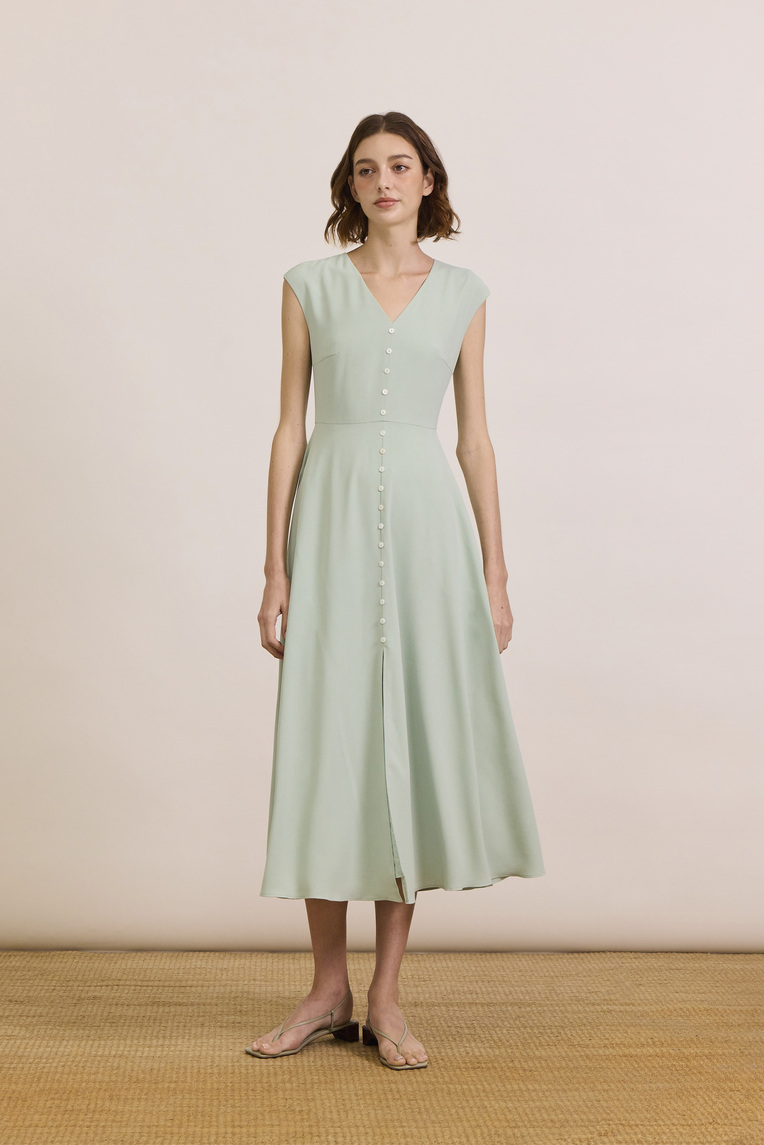 Button-Down Maxi Dress