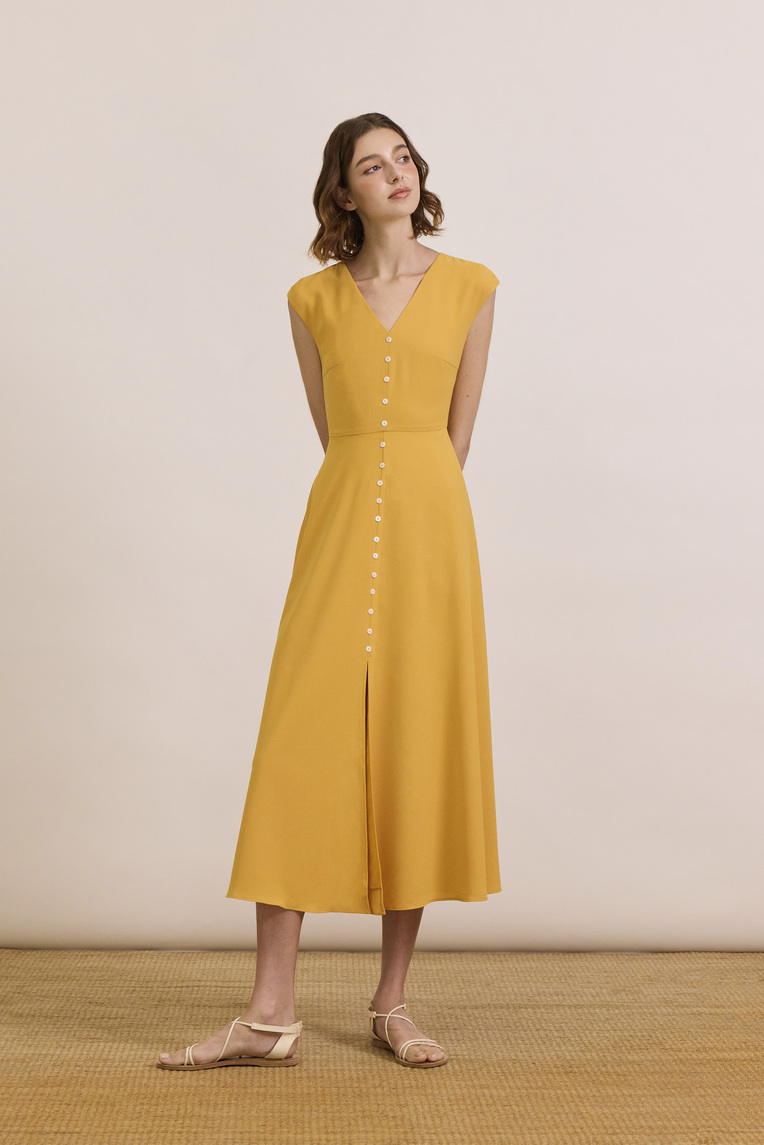 Button-Down Maxi Dress