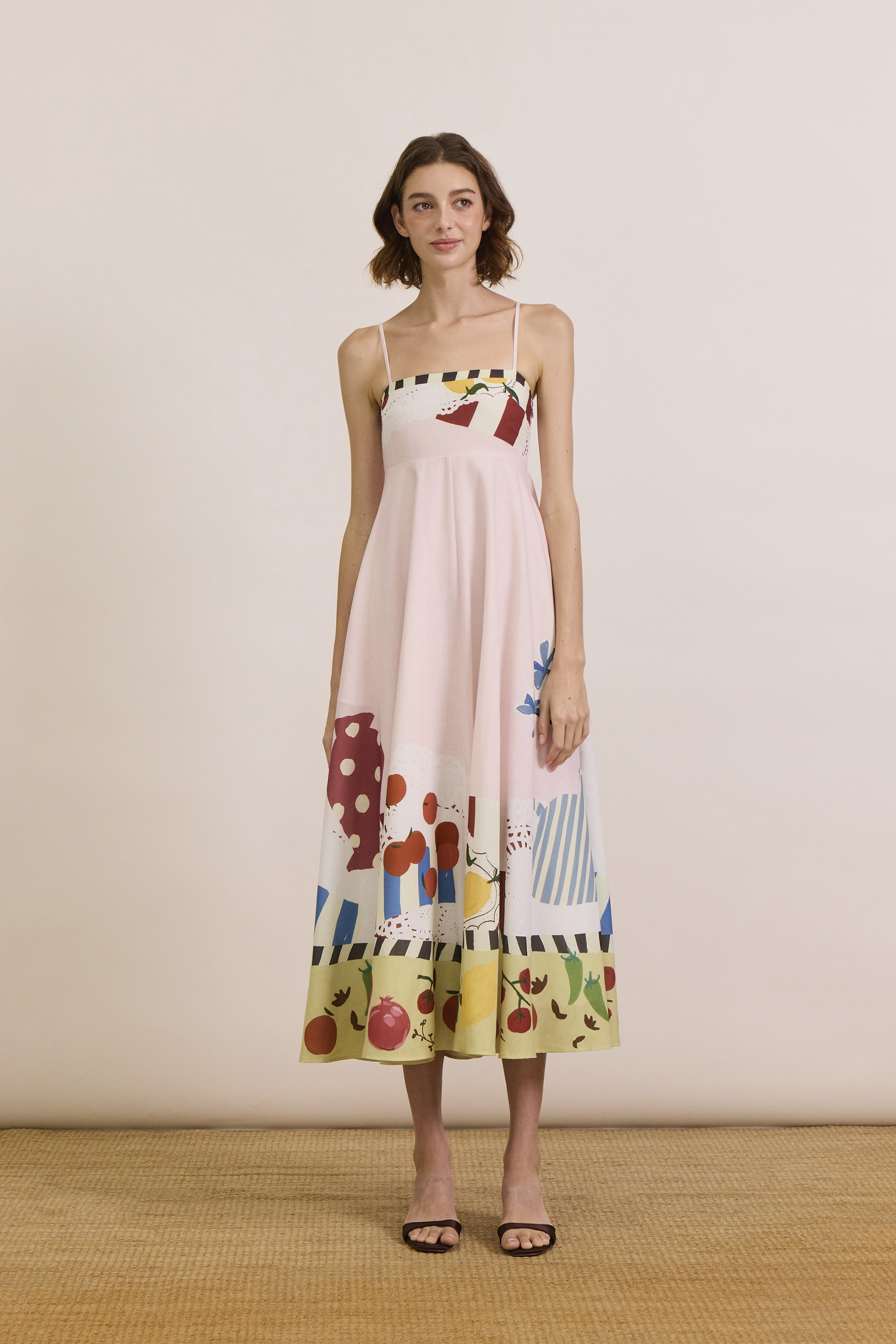 Mise-En-Place Smocked-Back Sundress
