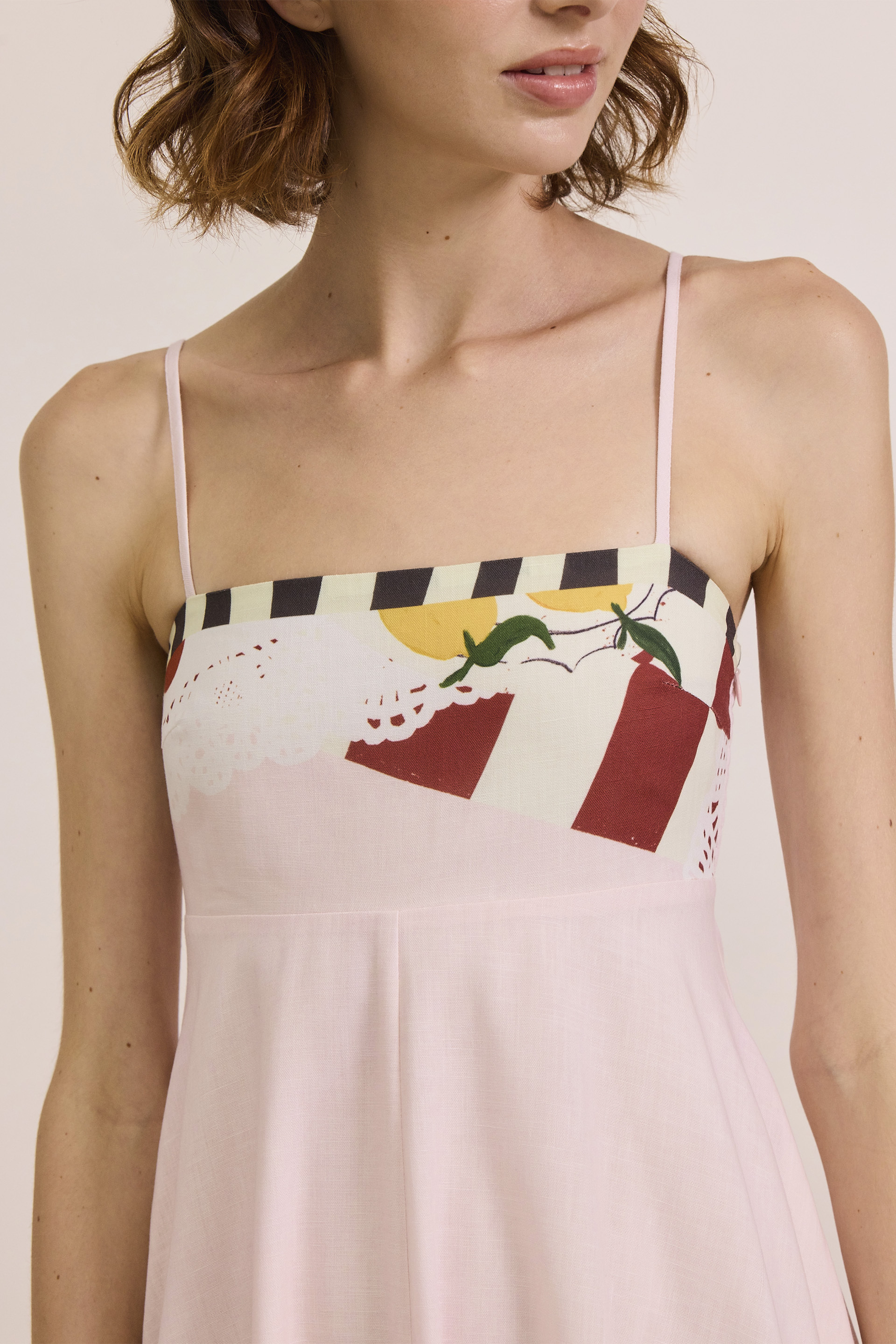 Mise-En-Place Smocked-Back Sundress