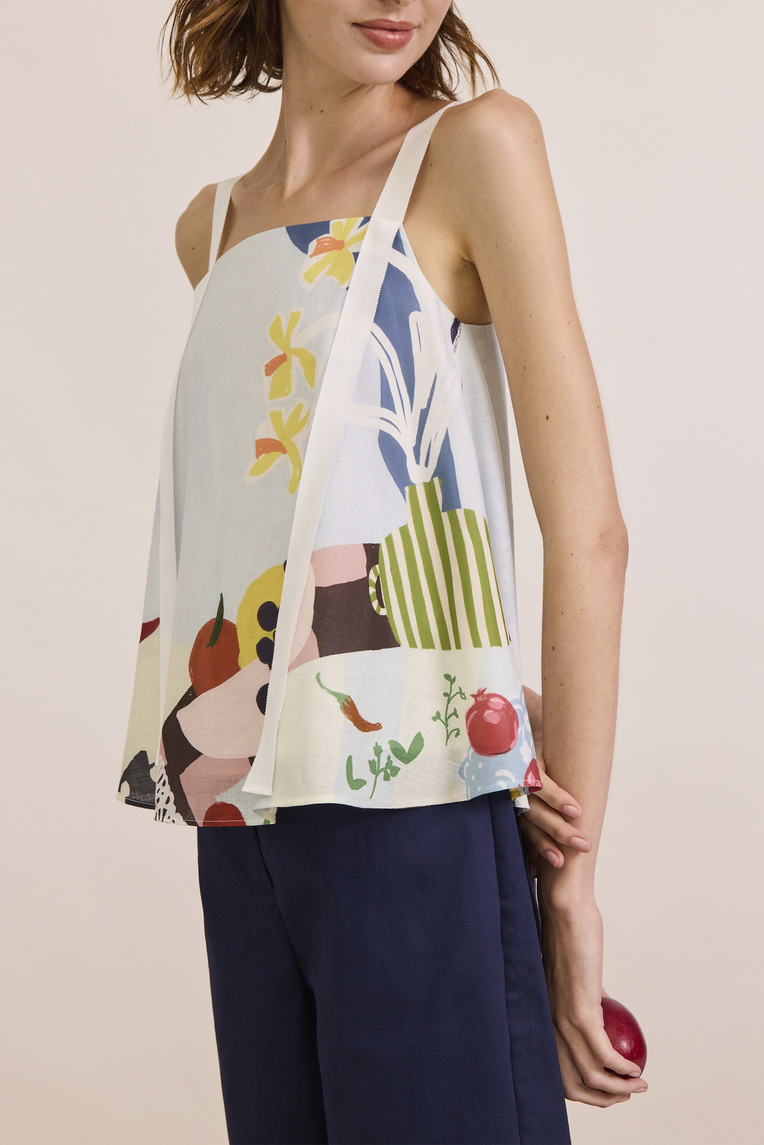 Mise-En-Place Ribbon Top