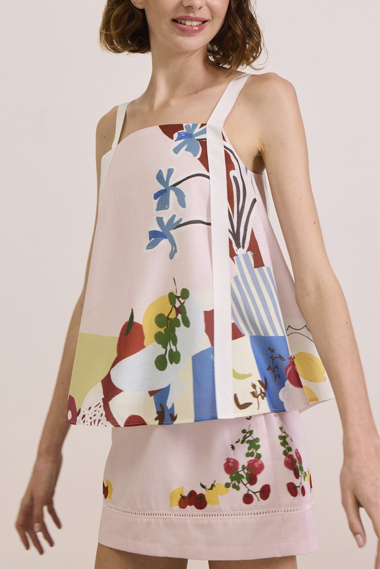 Mise-En-Place Ribbon Top
