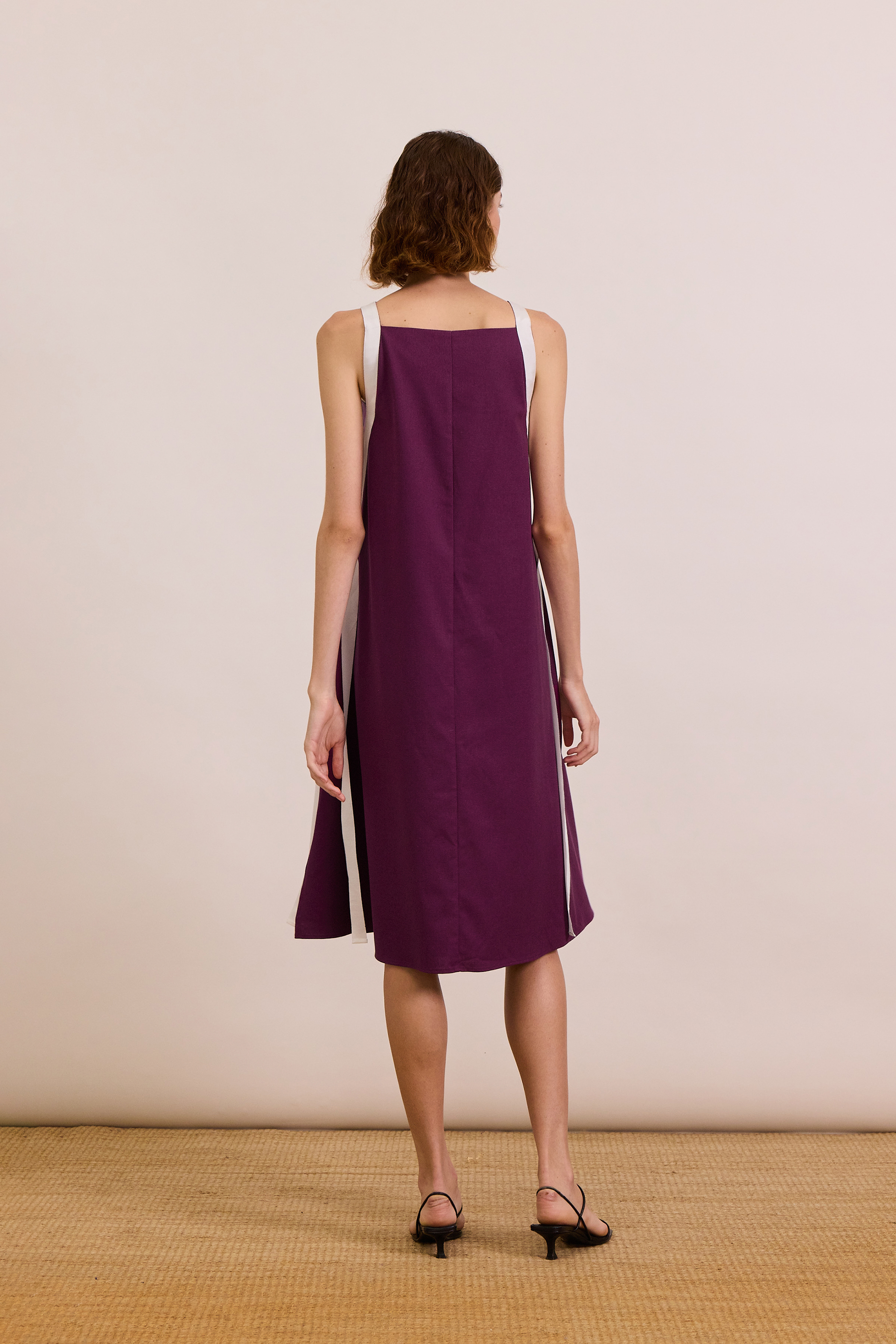 Ribbon Linen Dress