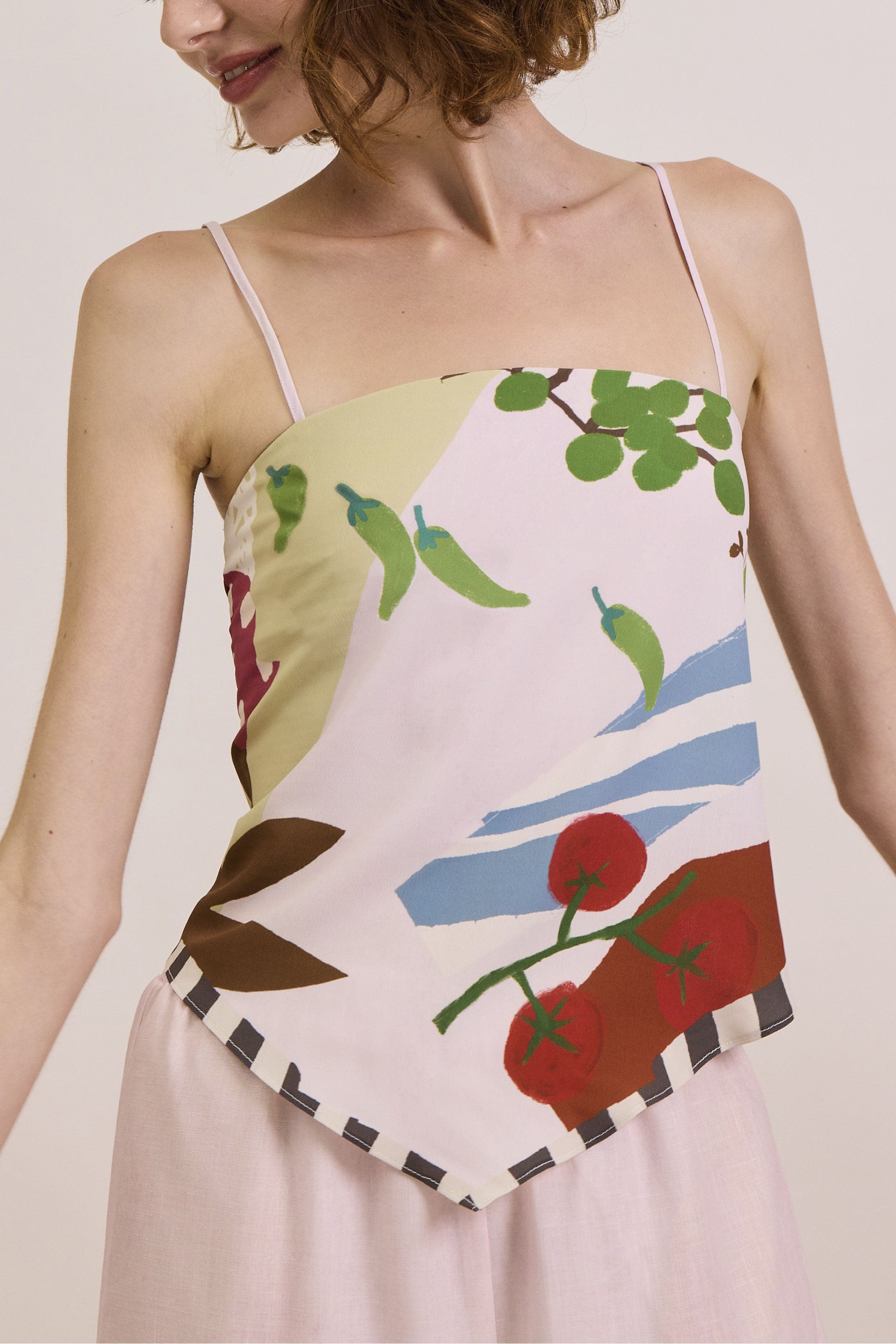 Mise-En-Place Scarf Top