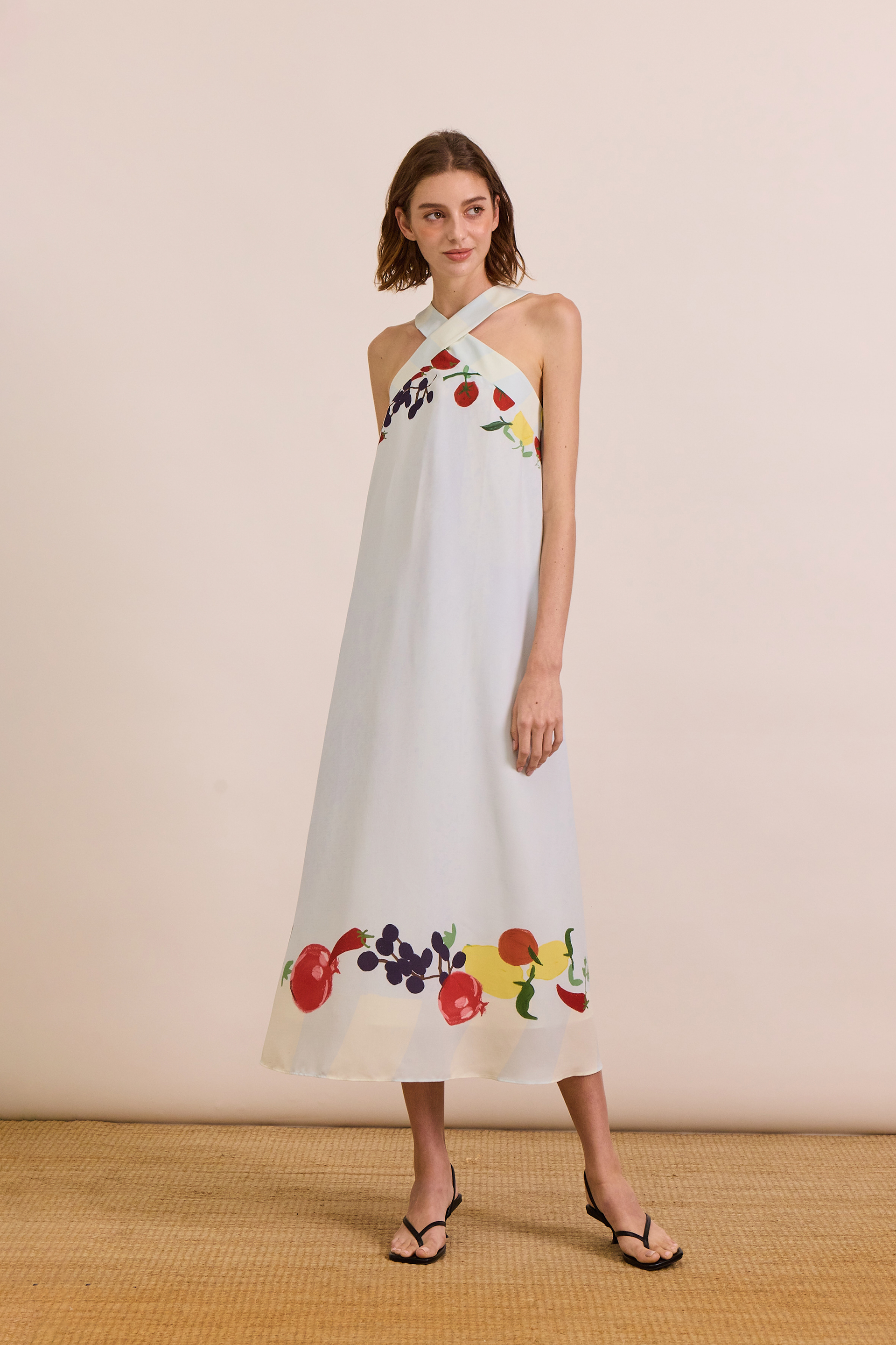 Mise-En-Place Halter Dress