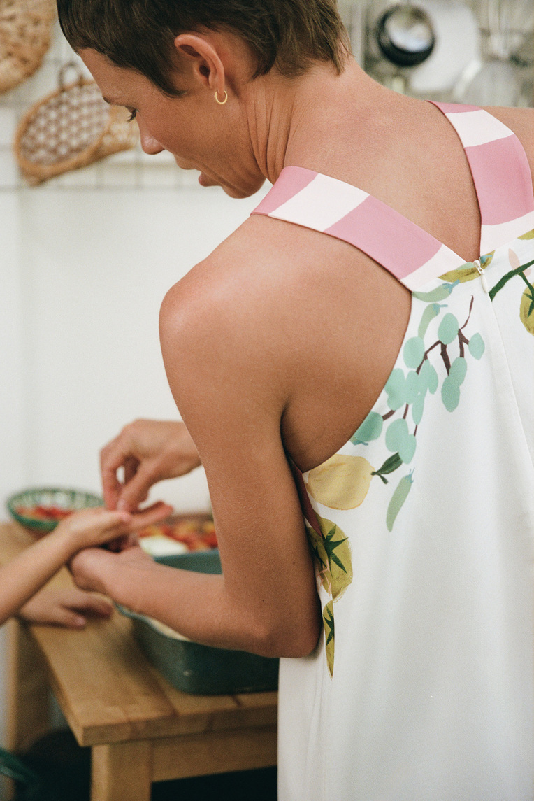 Mise-En-Place Halter Dress