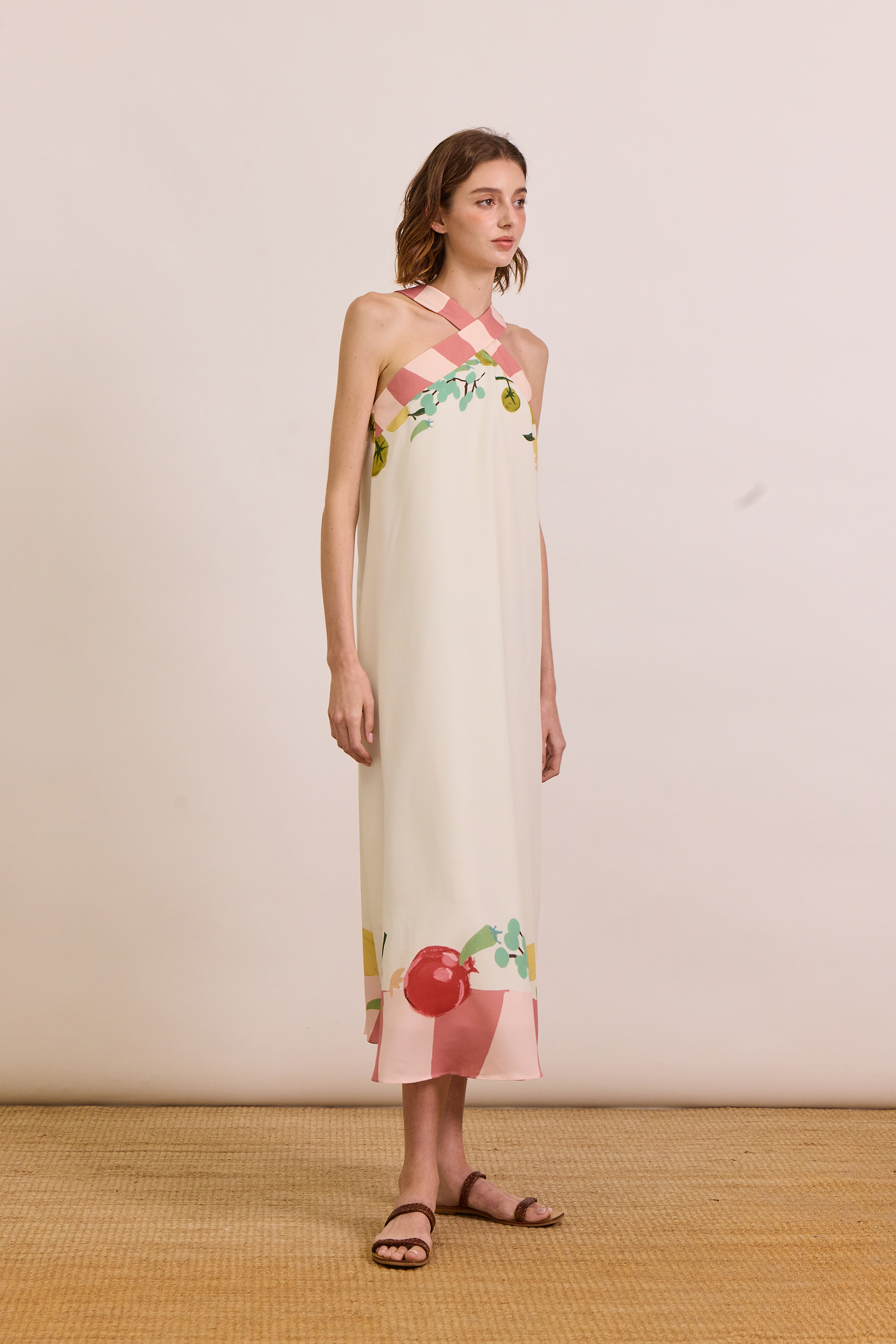 Mise-En-Place Halter Dress