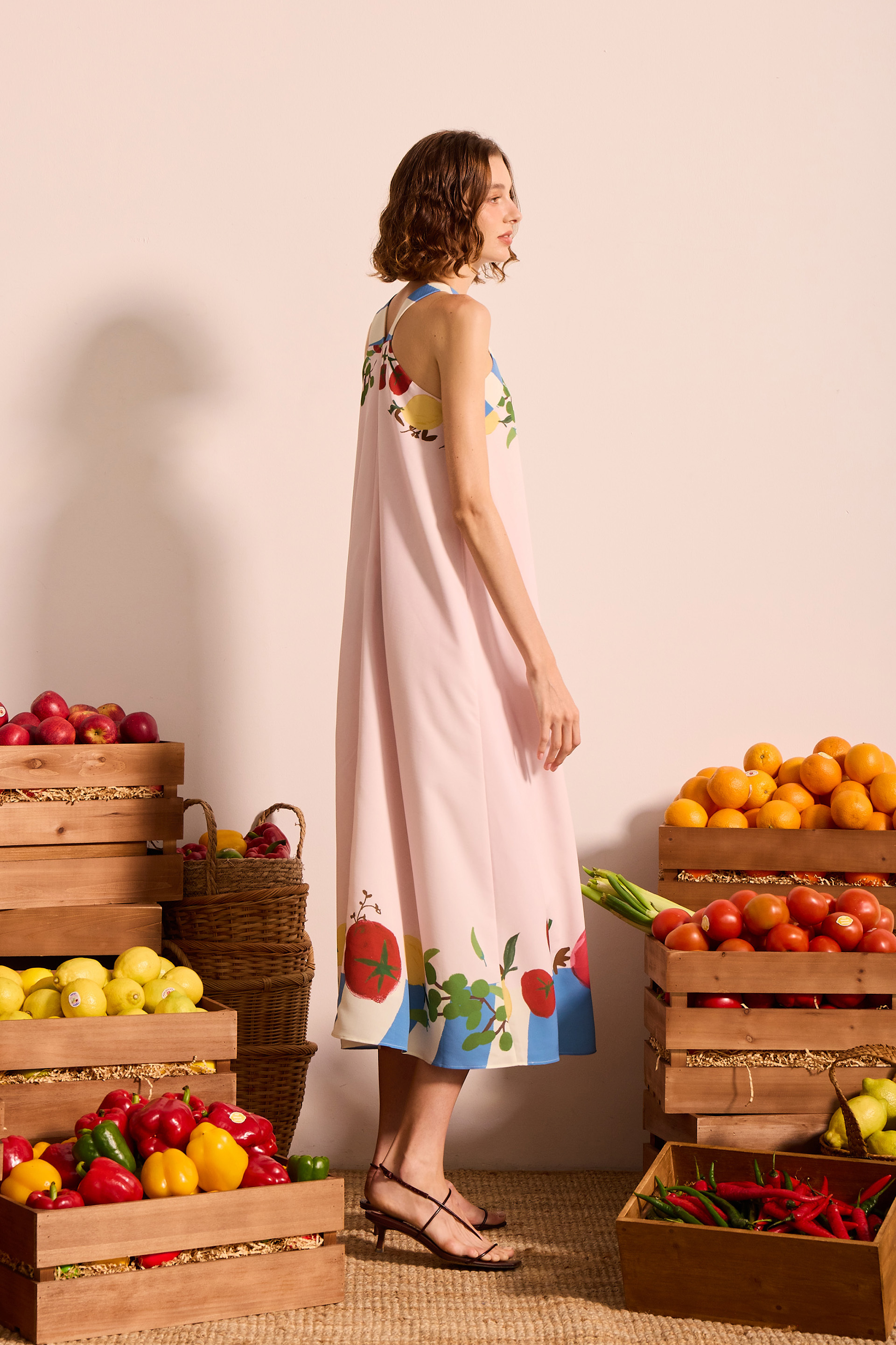 Mise-En-Place Halter Dress