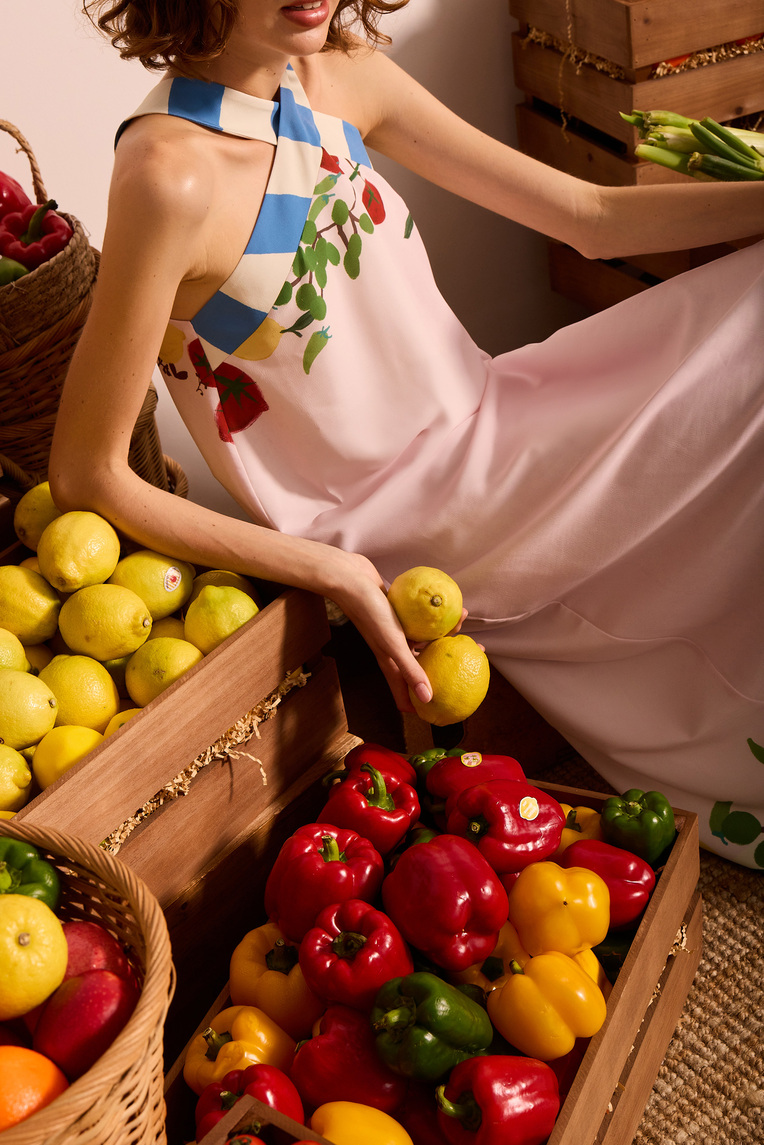 Mise-En-Place Halter Dress