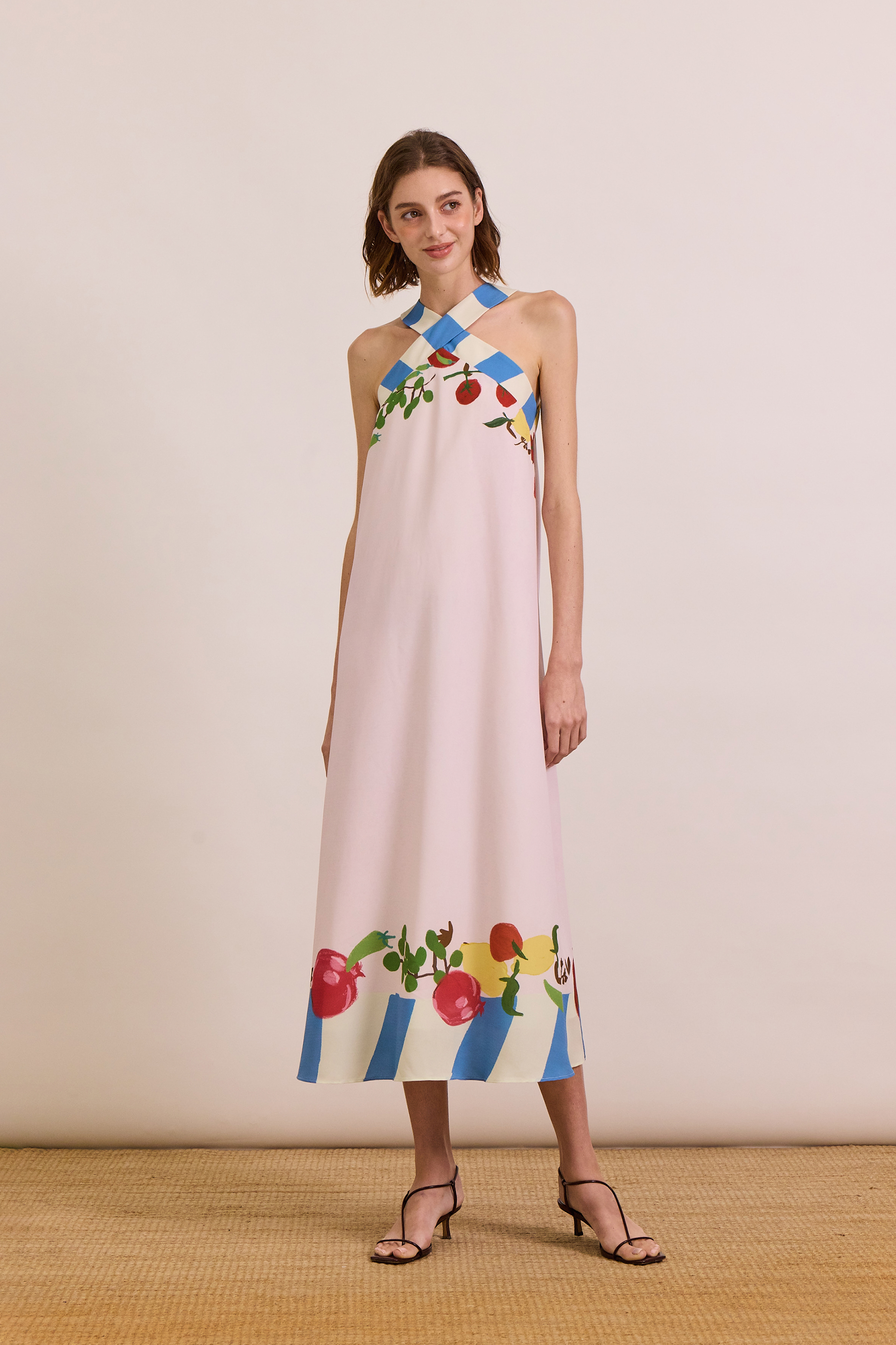 Mise-En-Place Halter Dress