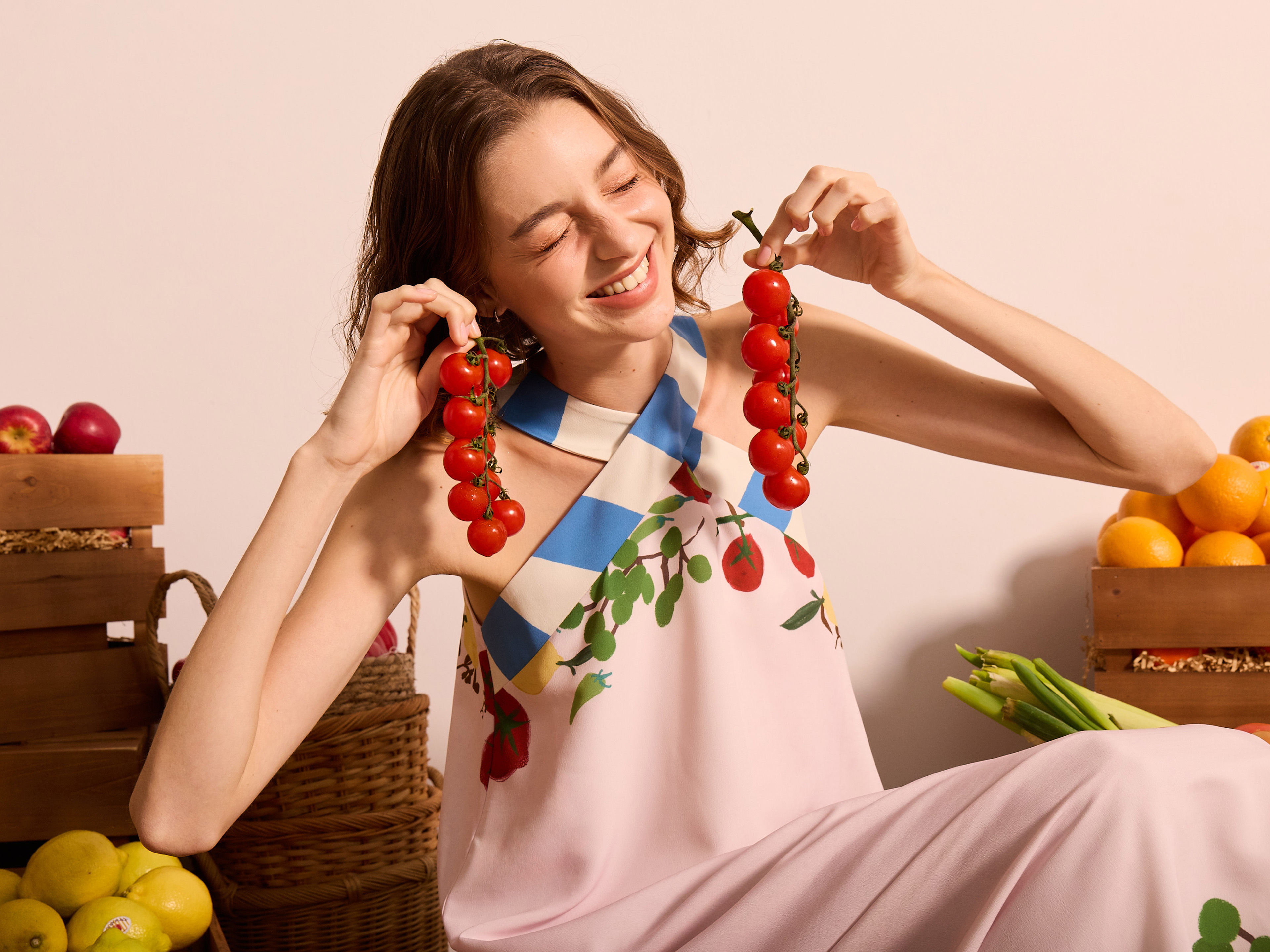 Mise-En-Place Halter Dress
