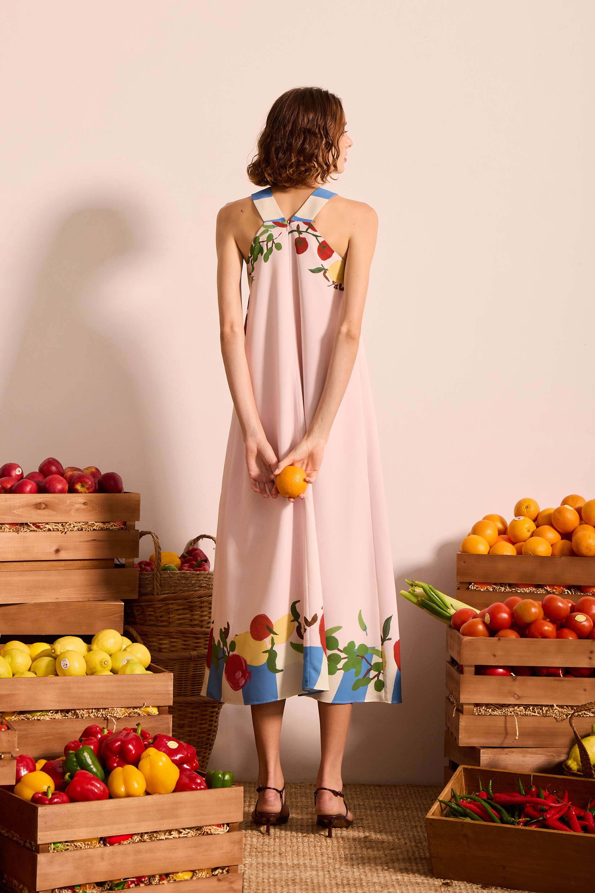 Mise-En-Place Halter Dress