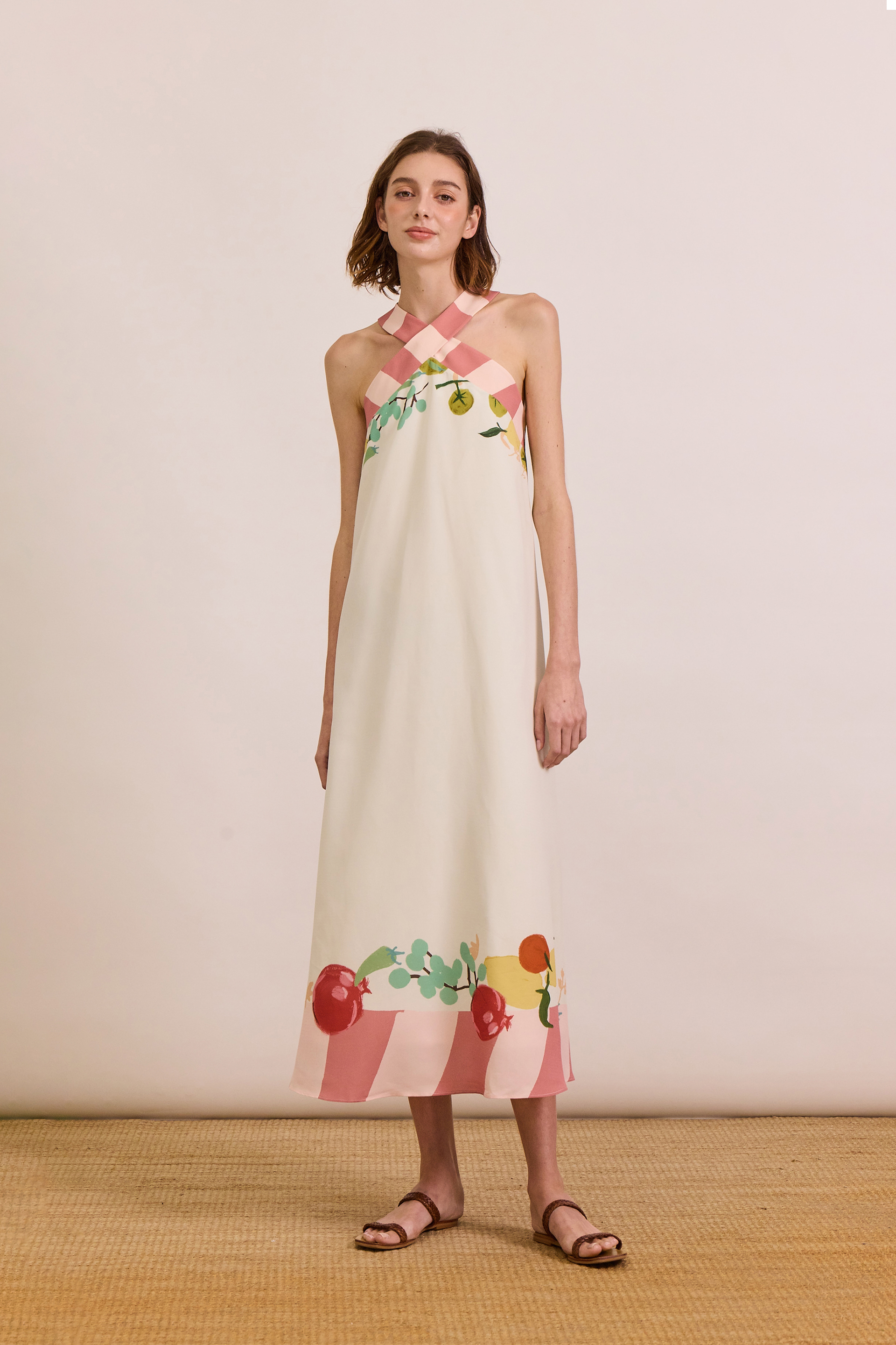 Mise-En-Place Halter Dress