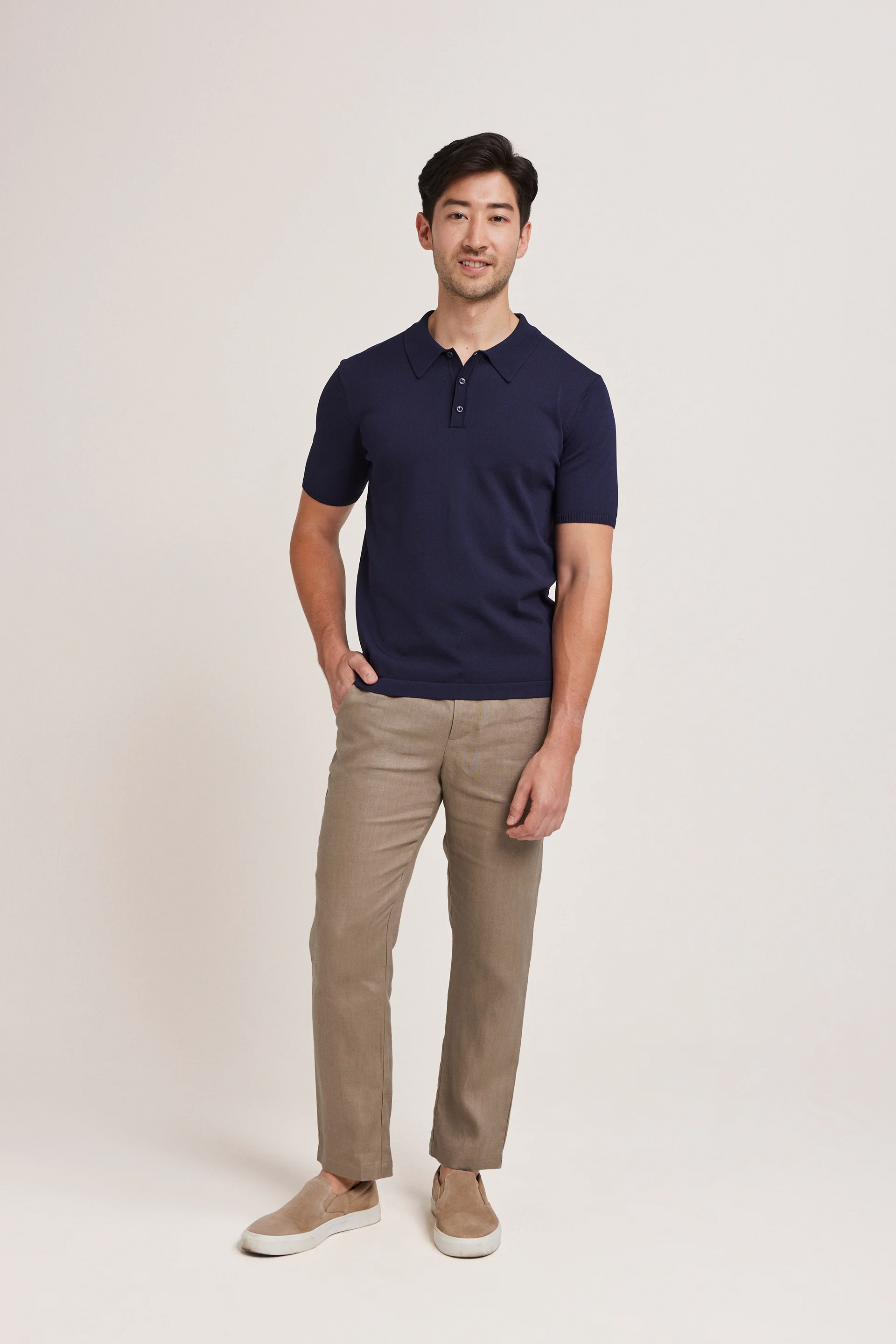 Knitted Polo Shirt
