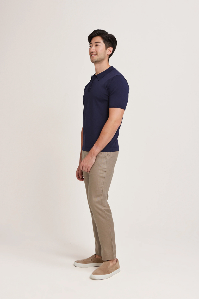 Knitted Polo Shirt