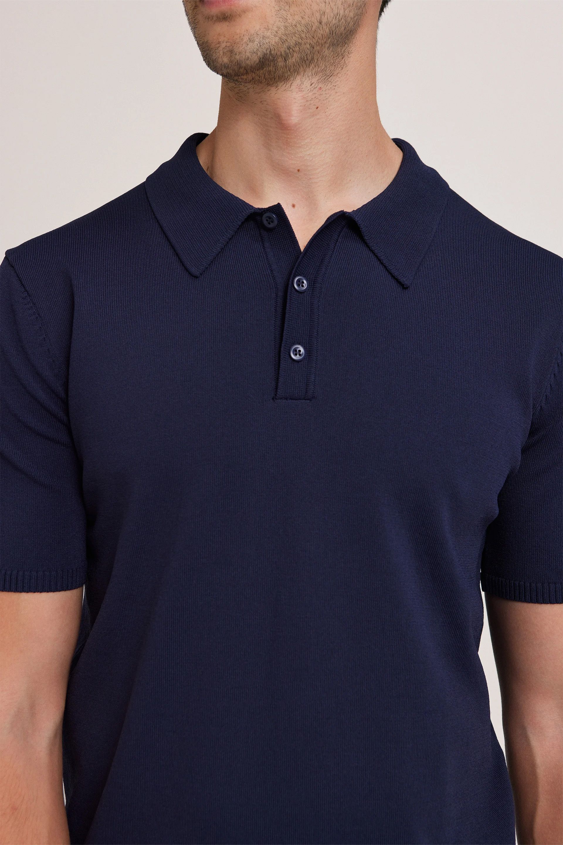 Knitted Polo Shirt