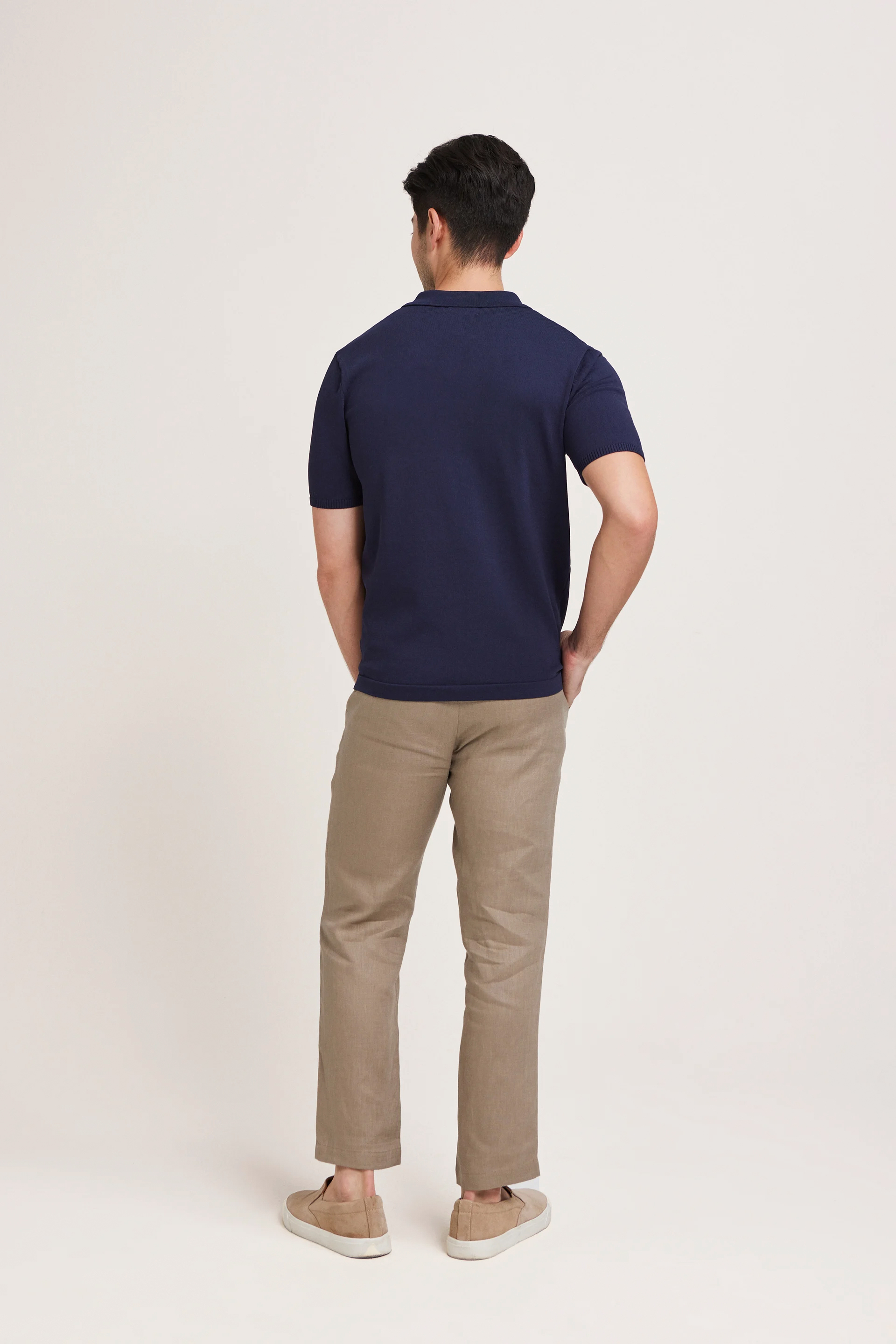 Knitted Polo Shirt