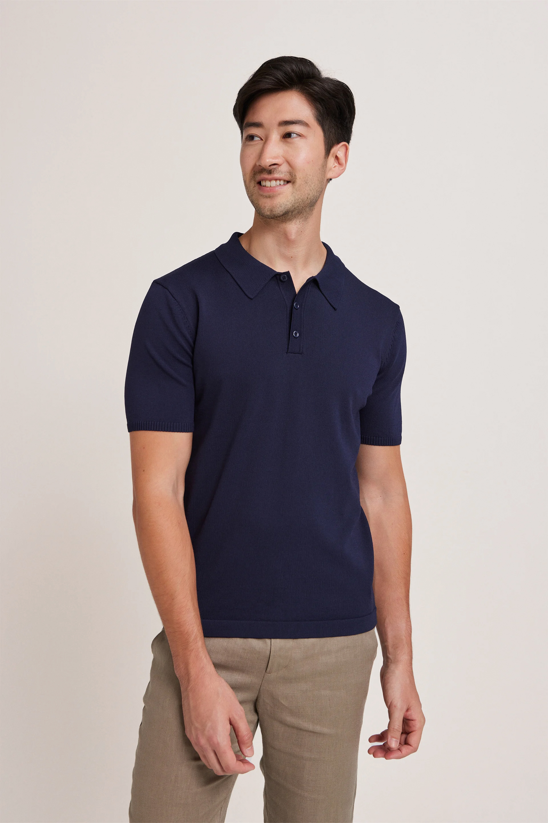 Knitted Polo Shirt