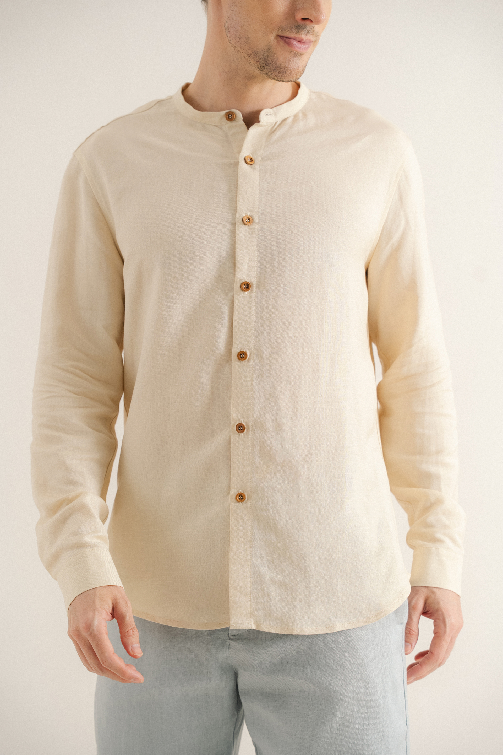 Linen Long Sleeve Shirt