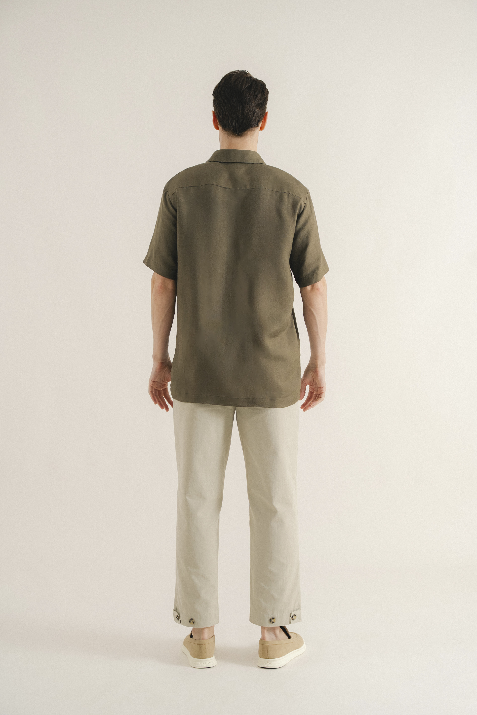 Men’s Linen Collared Shirt