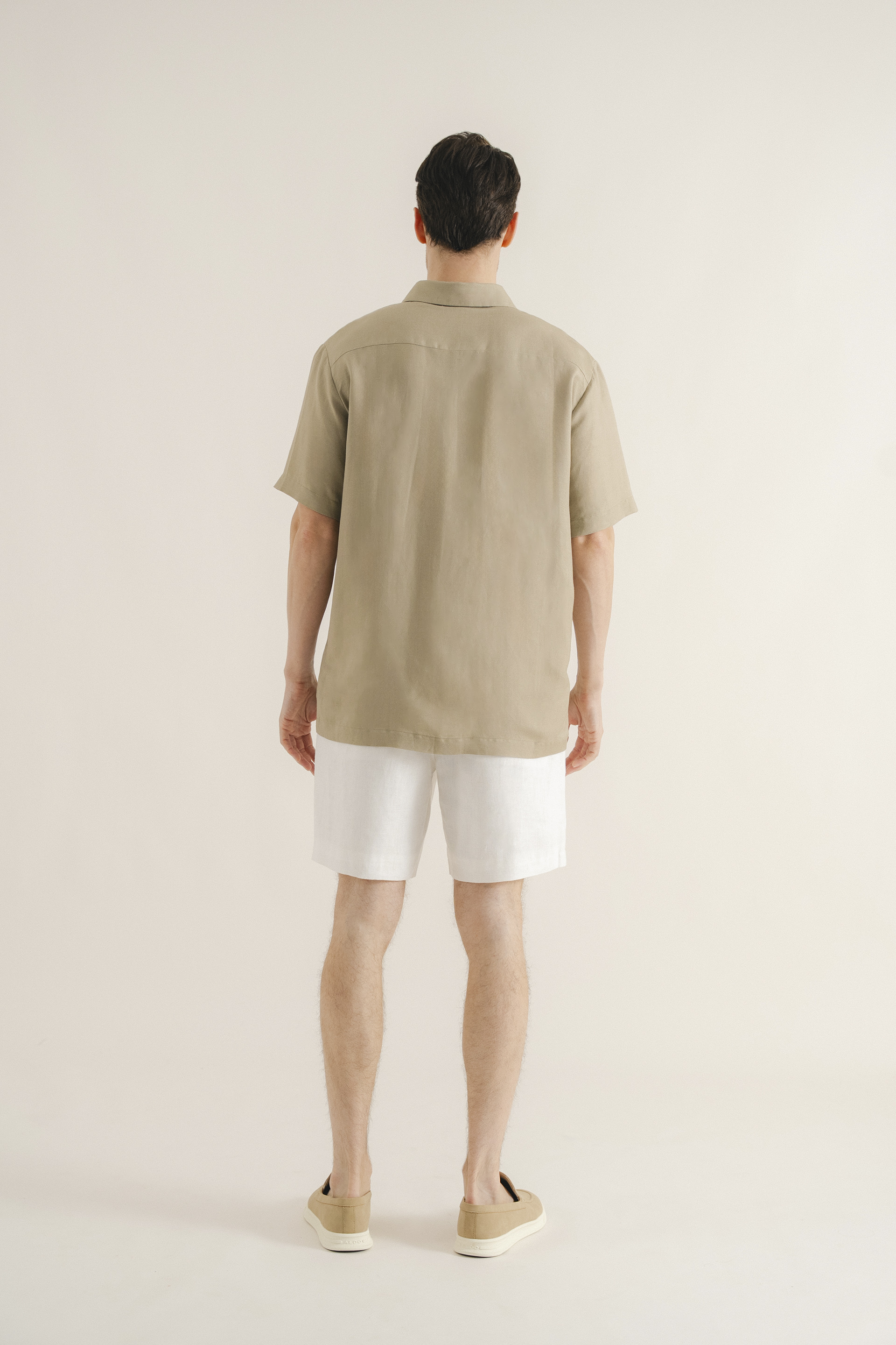 Men’s Linen Collared Shirt
