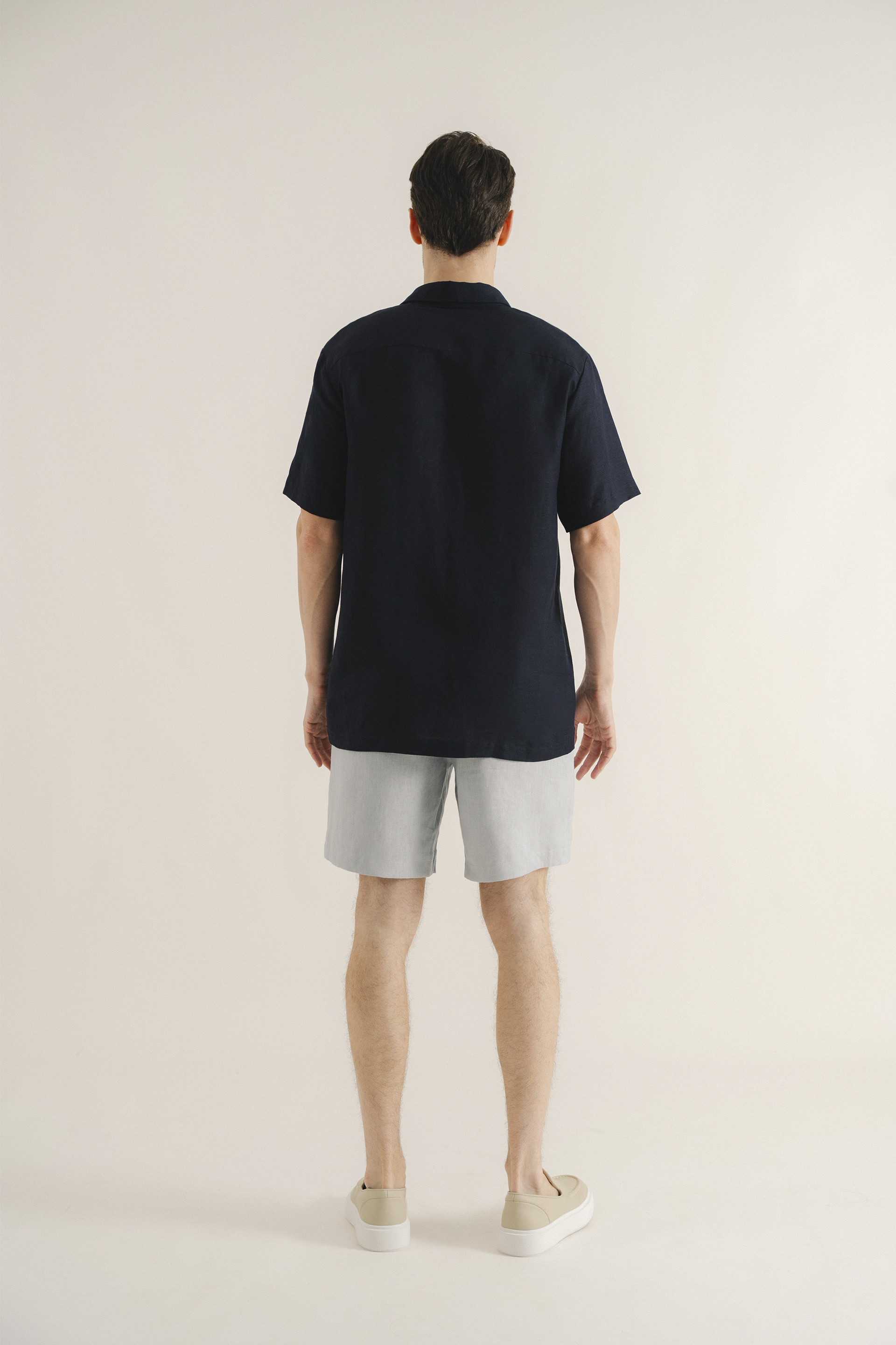 Men’s Linen Collared Shirt