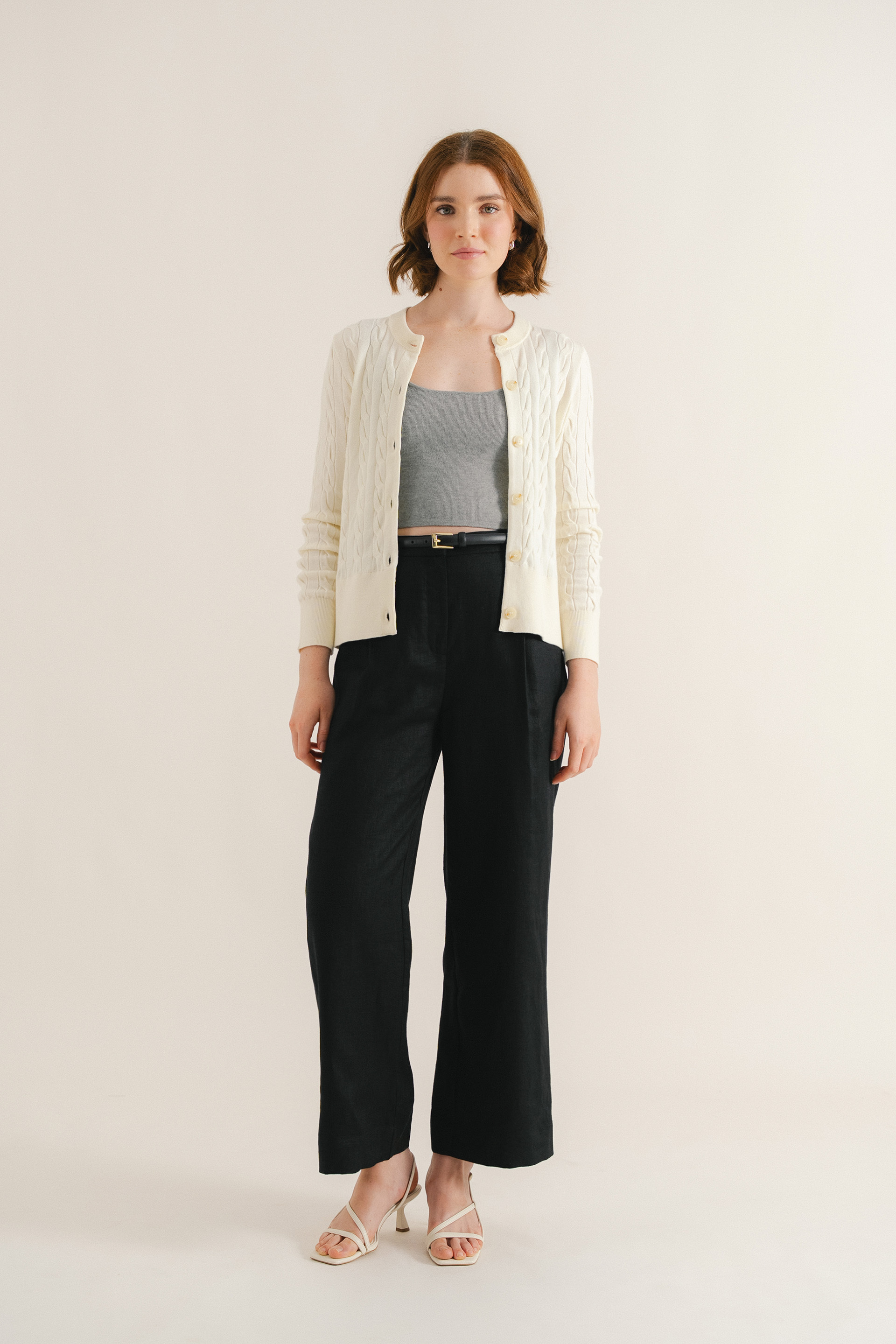 Linen Full-Length Trousers