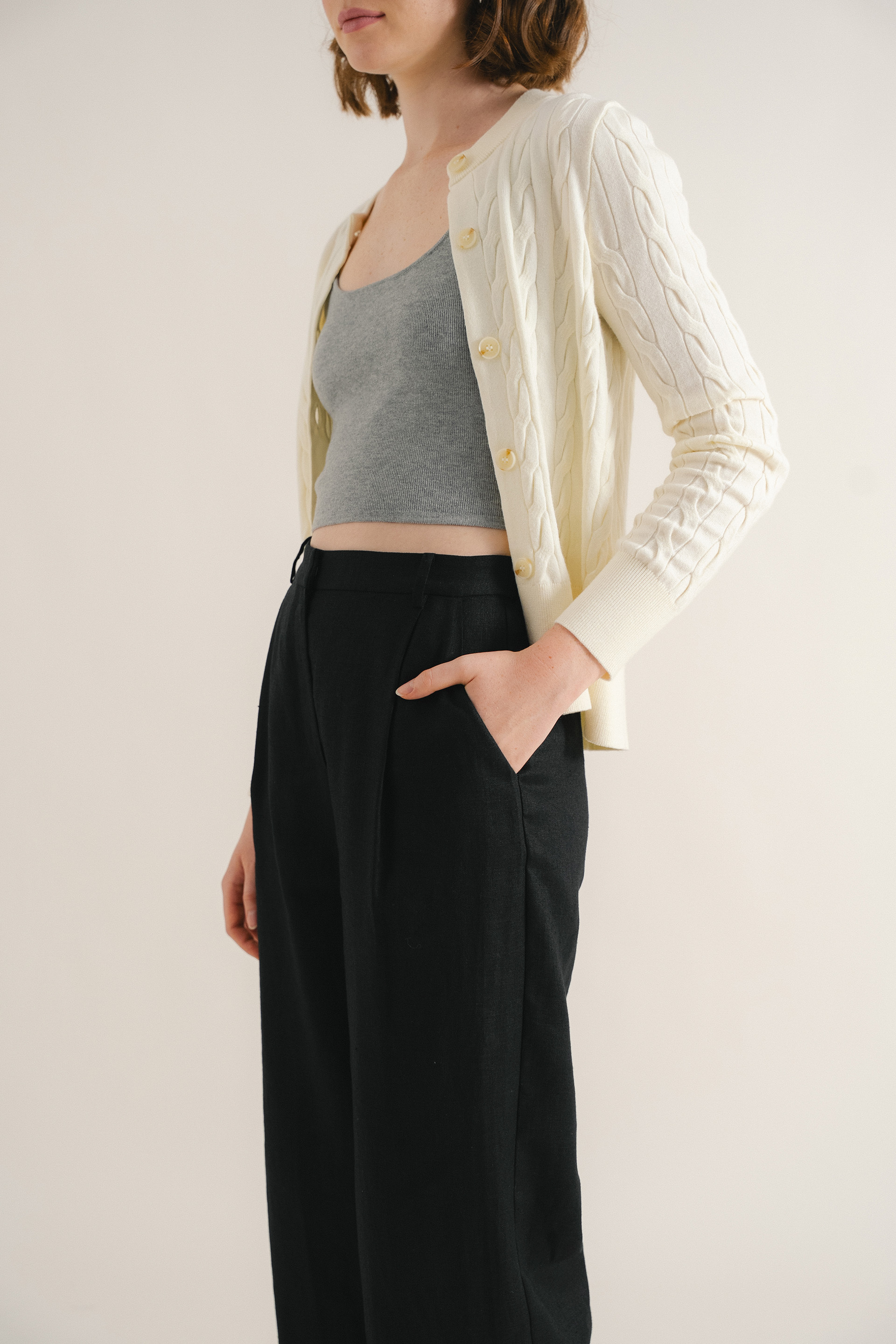 Linen Full-Length Trousers