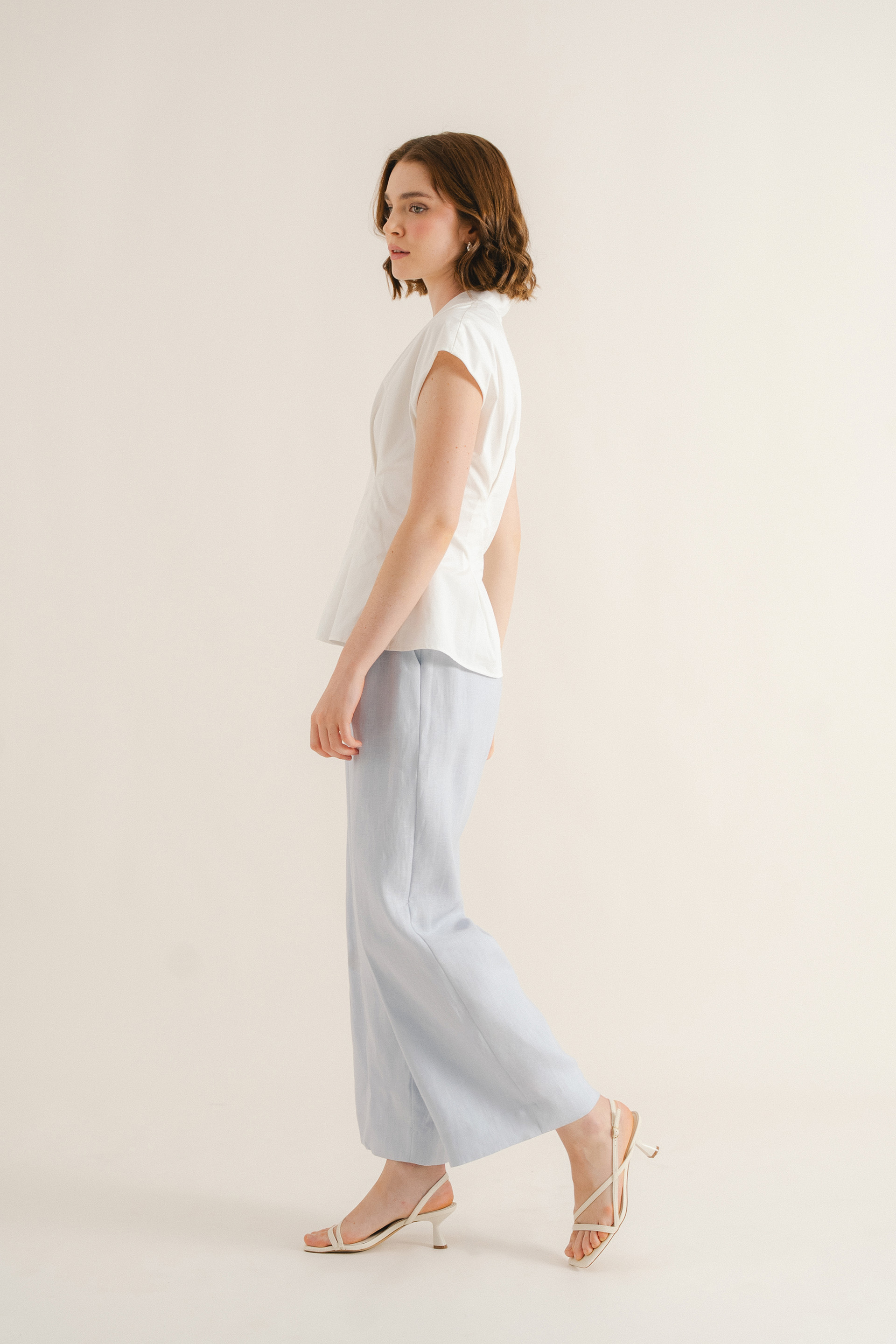 Linen Full-Length Trousers