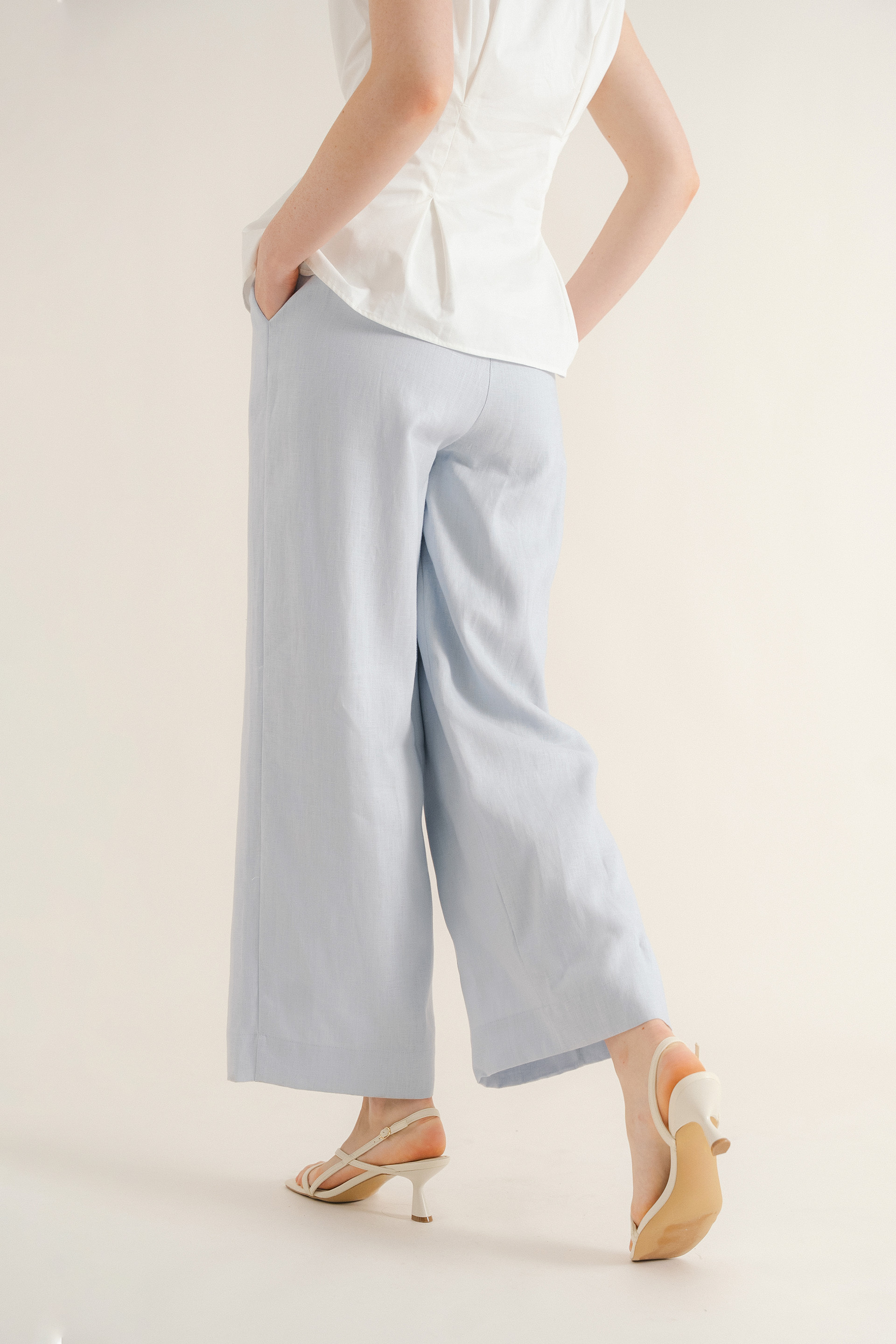Linen Full-Length Trousers