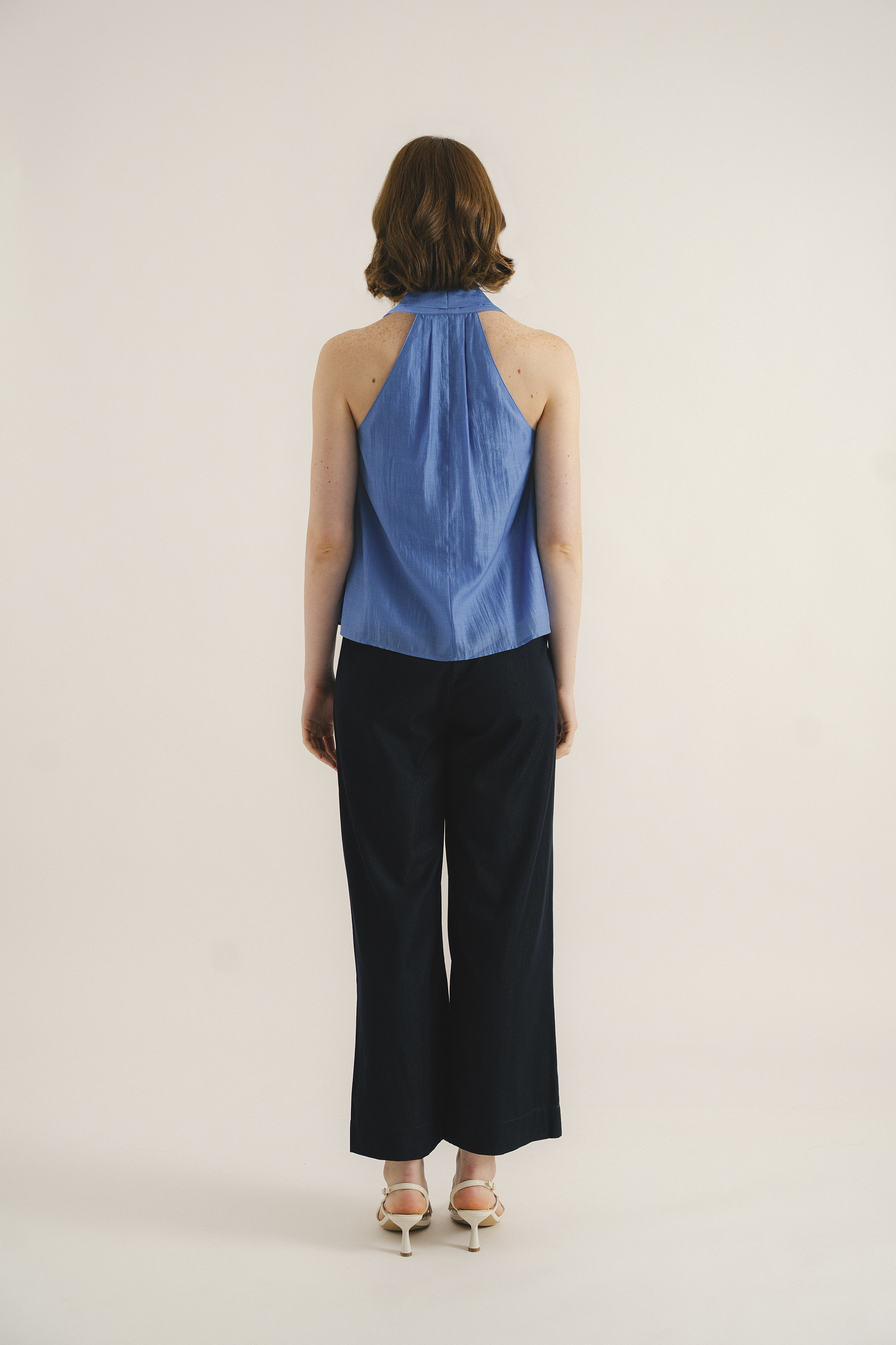 Viscose U-Neck Halter Top