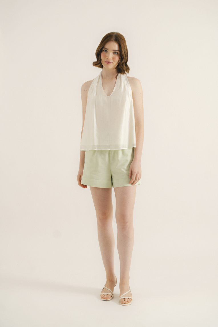 Viscose U-Neck Halter Top