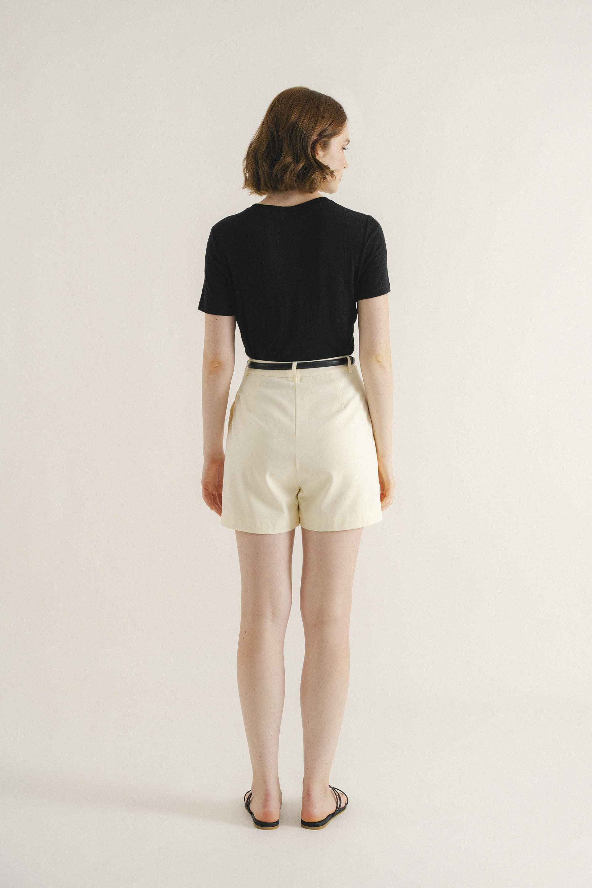Linen-Blend Classic Tee