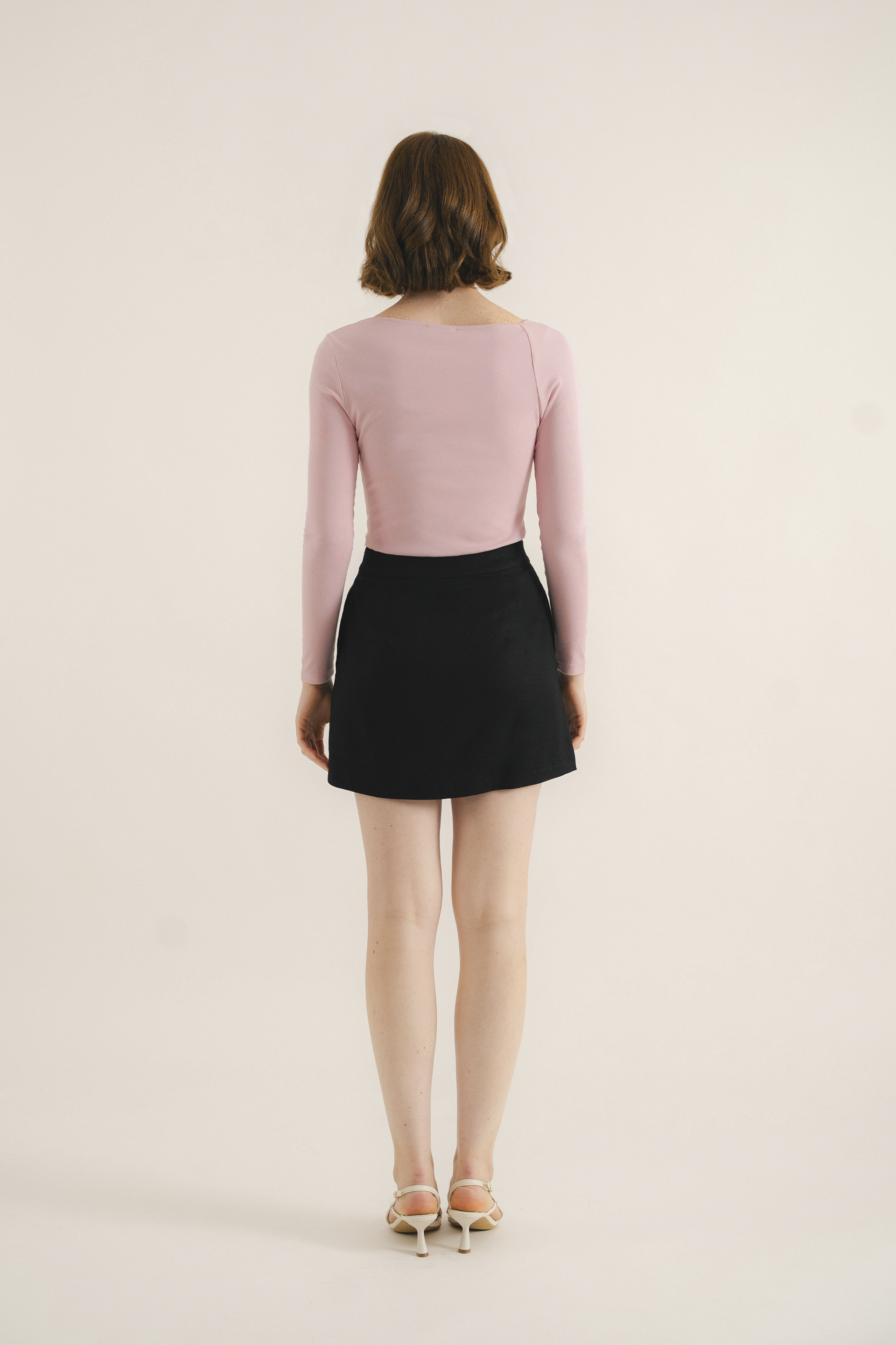Linen-Blend Skorts