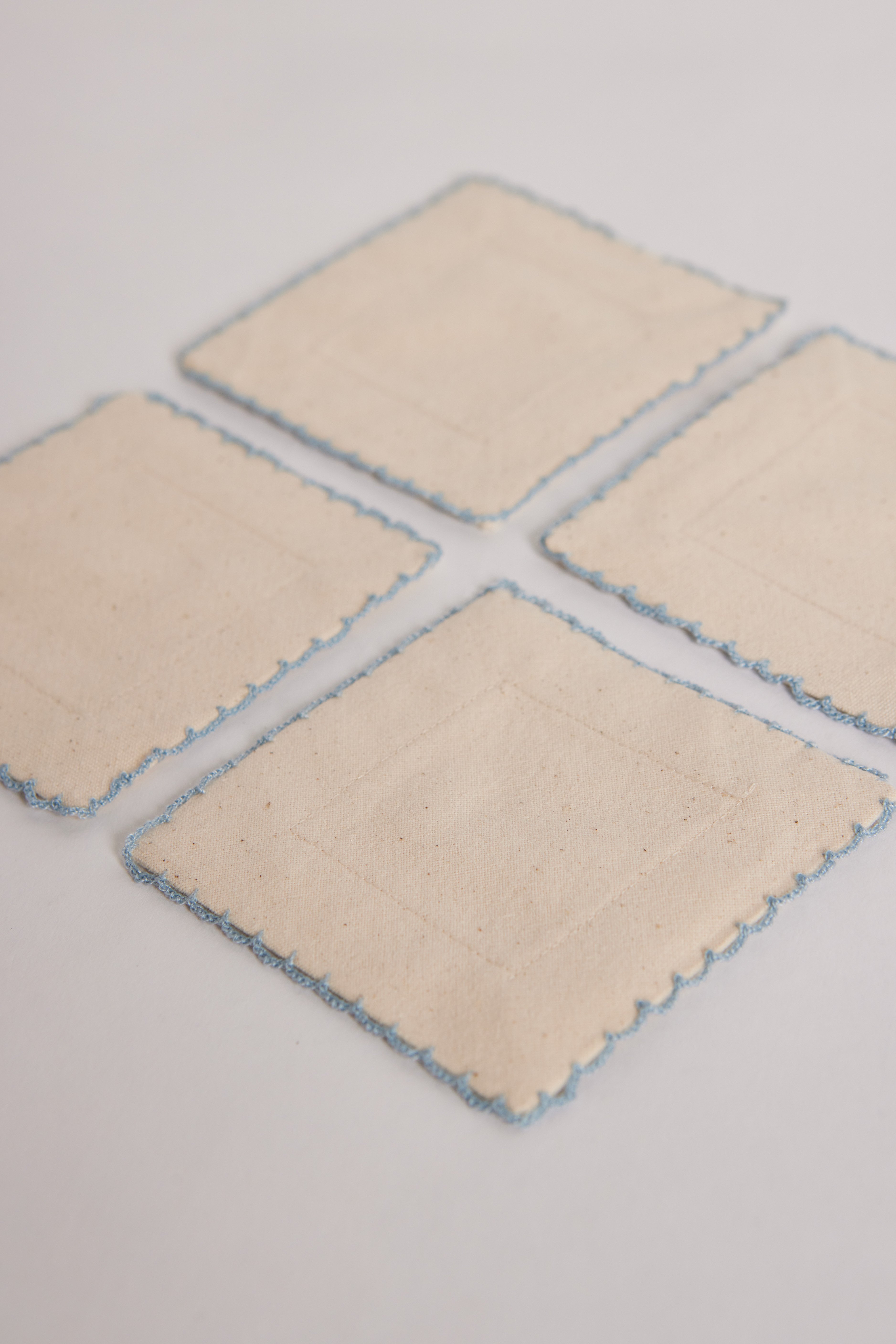 Scalloped-Edge Coaster Set