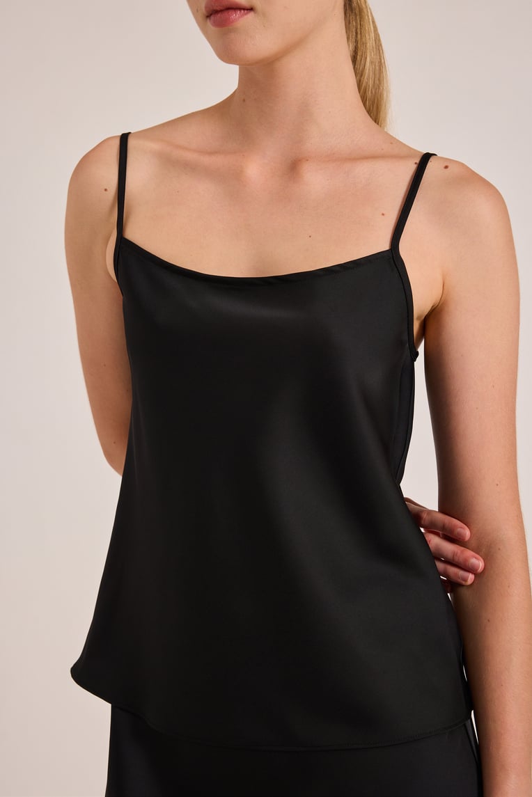 Satin-Finish Cami Top