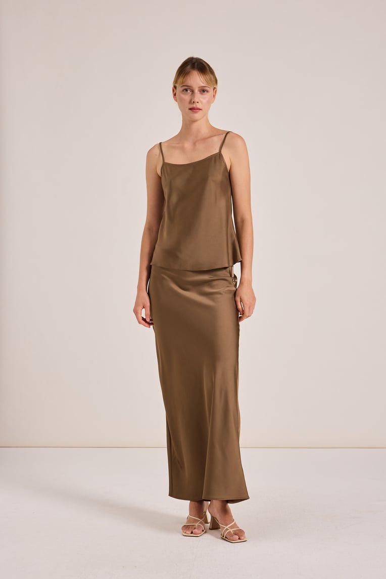 Satin-Finish Cami Top