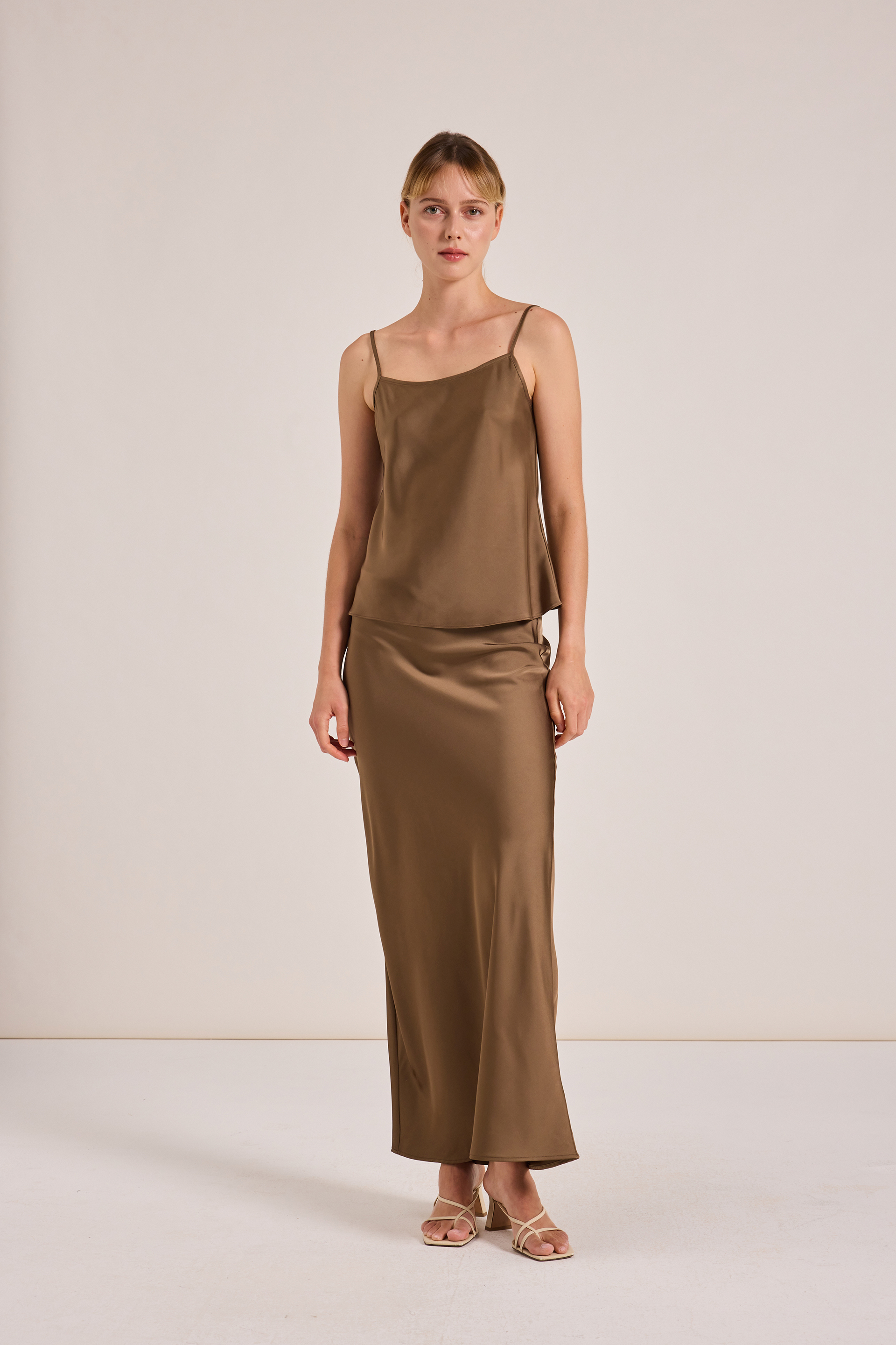 Satin-Finish Cami Top