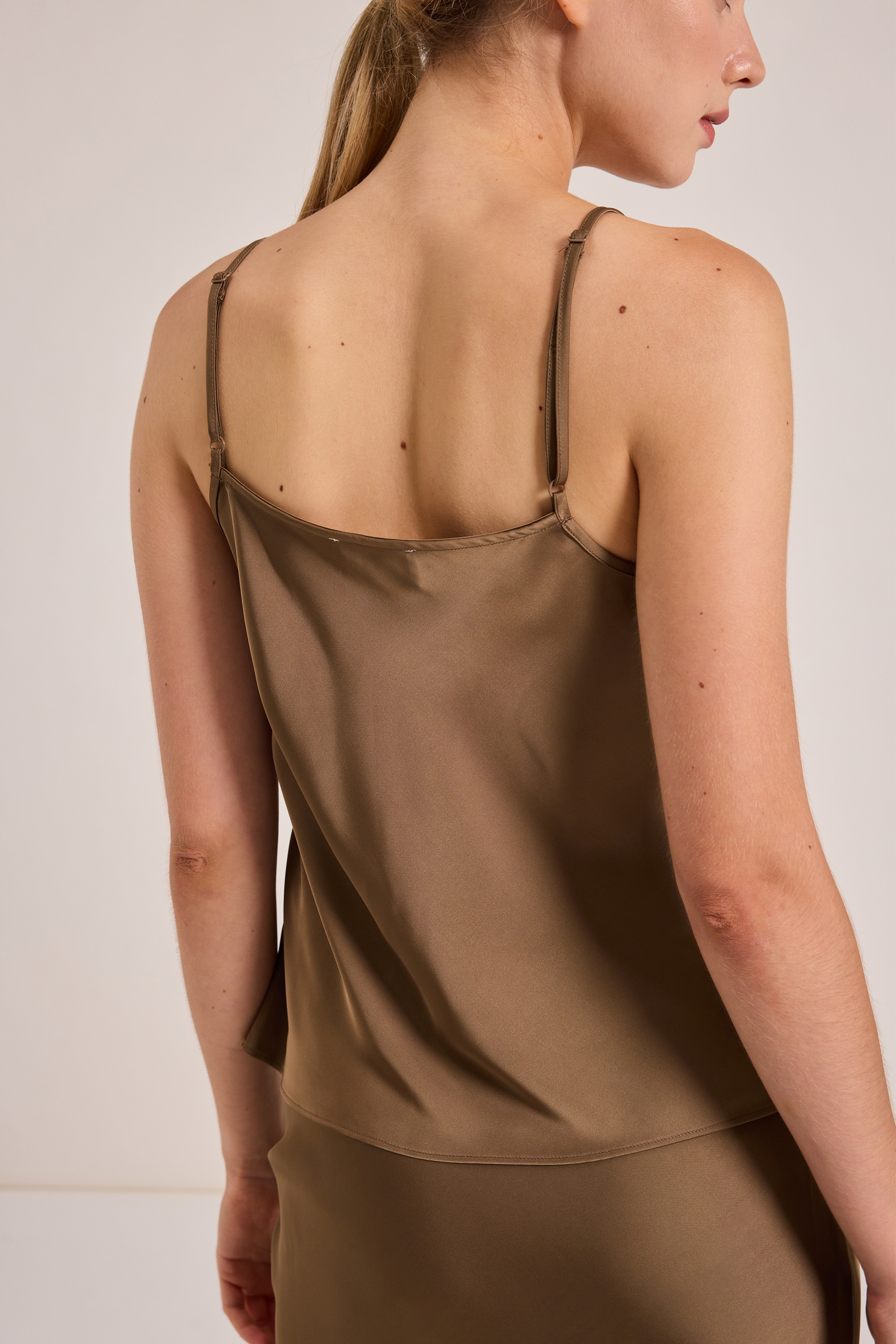 Satin-Finish Cami Top