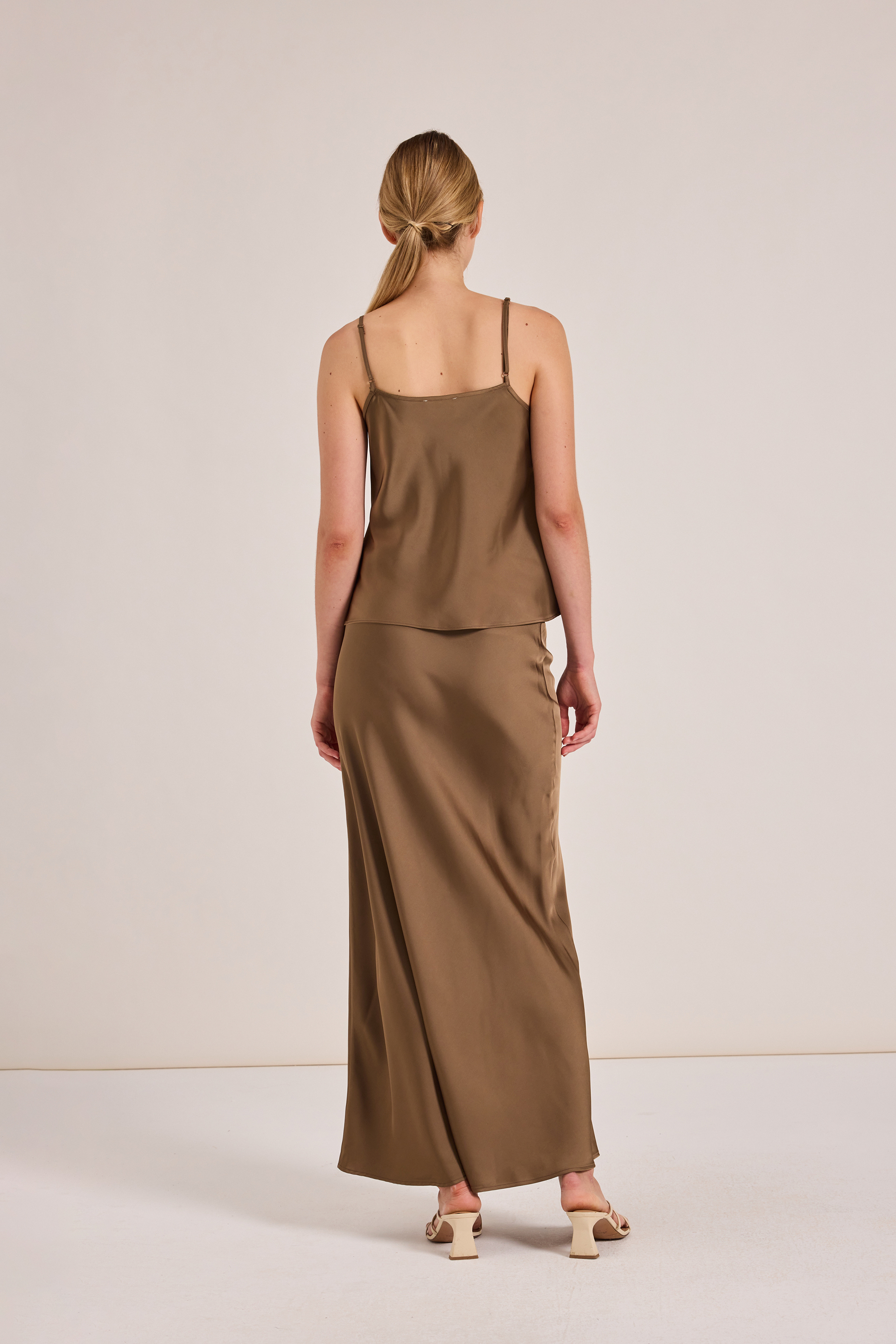 Satin-Finish Cami Top