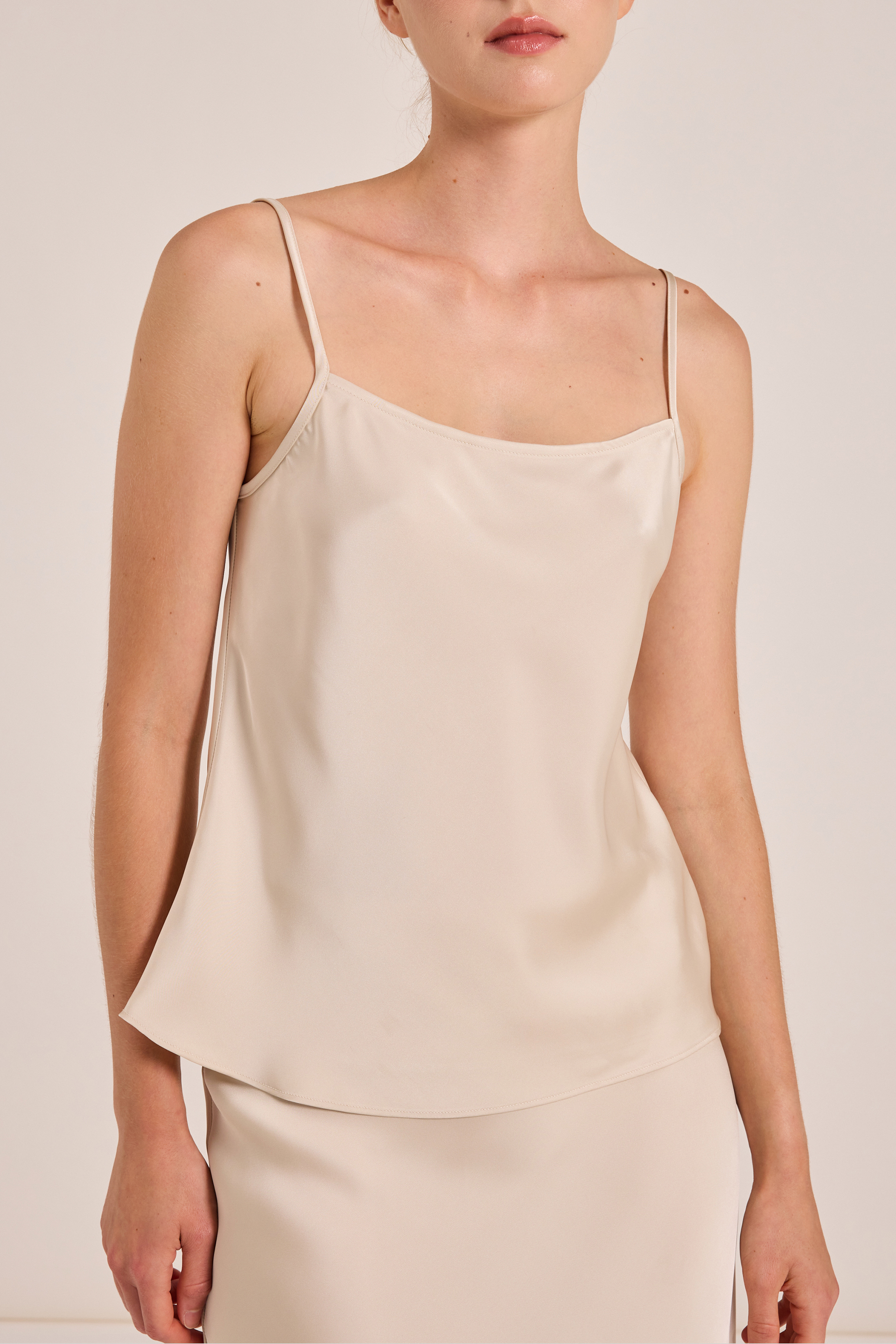 Satin-Finish Cami Top