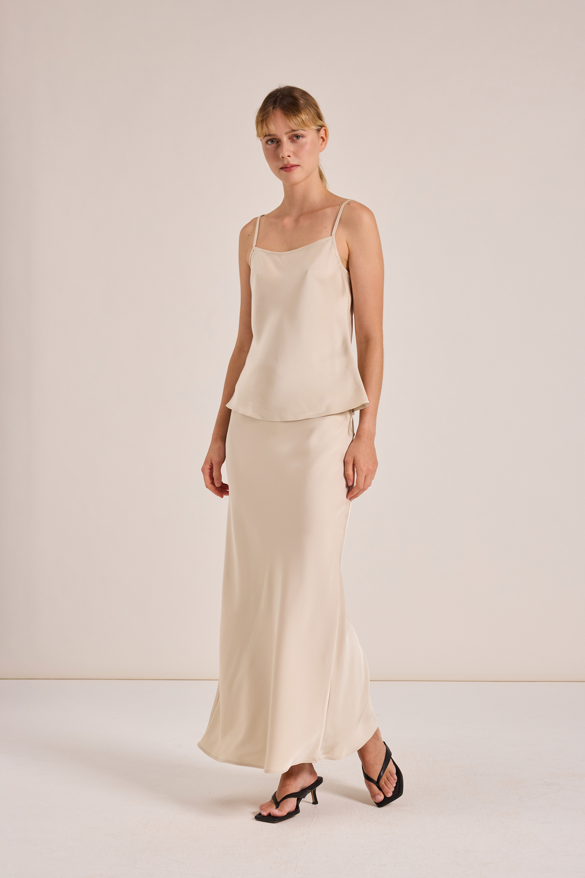Satin-Finish Cami Top